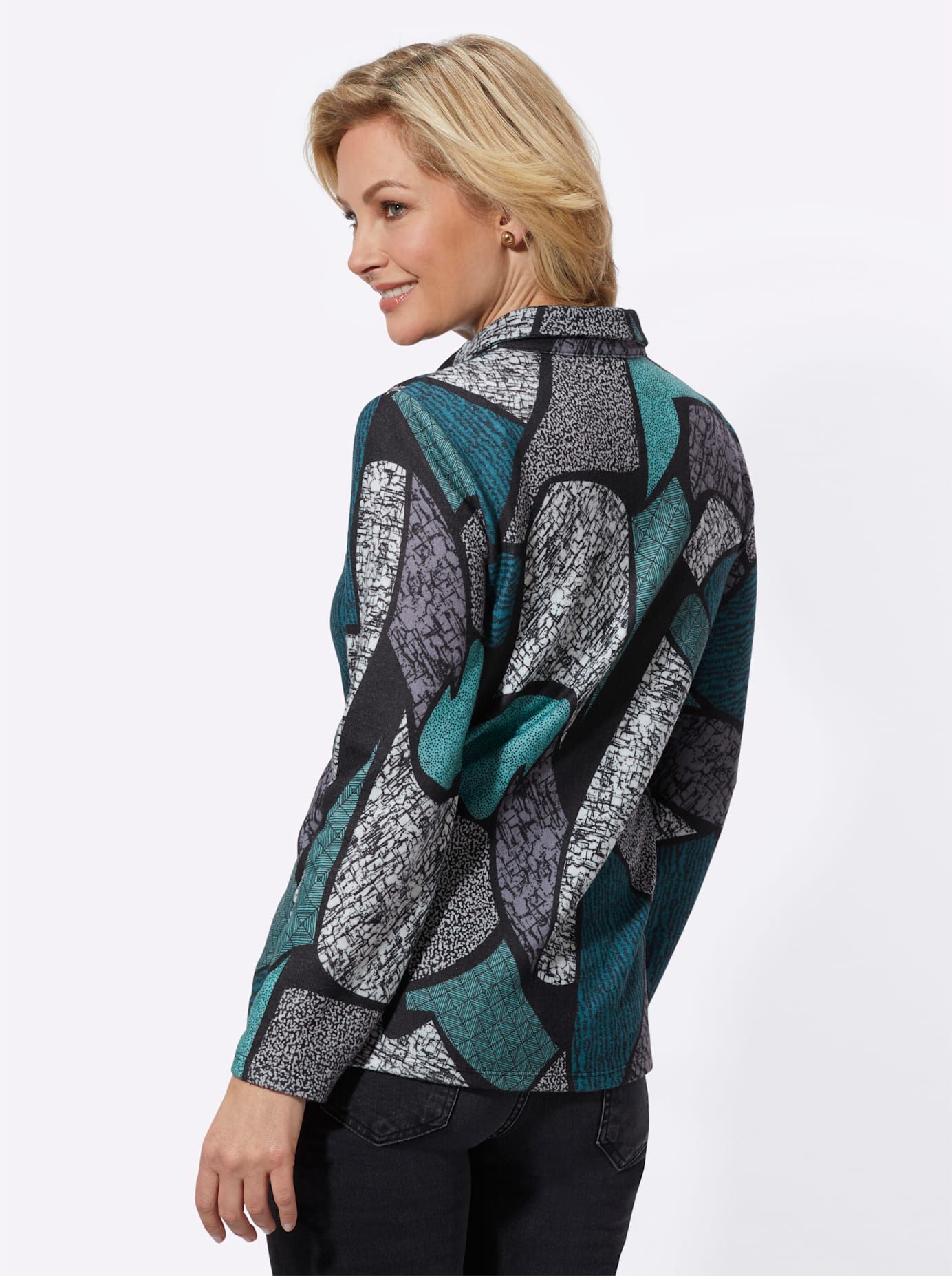 Classic Basics 2-in-1-shirt met lange mouwen Wintershirt (1-delig)
