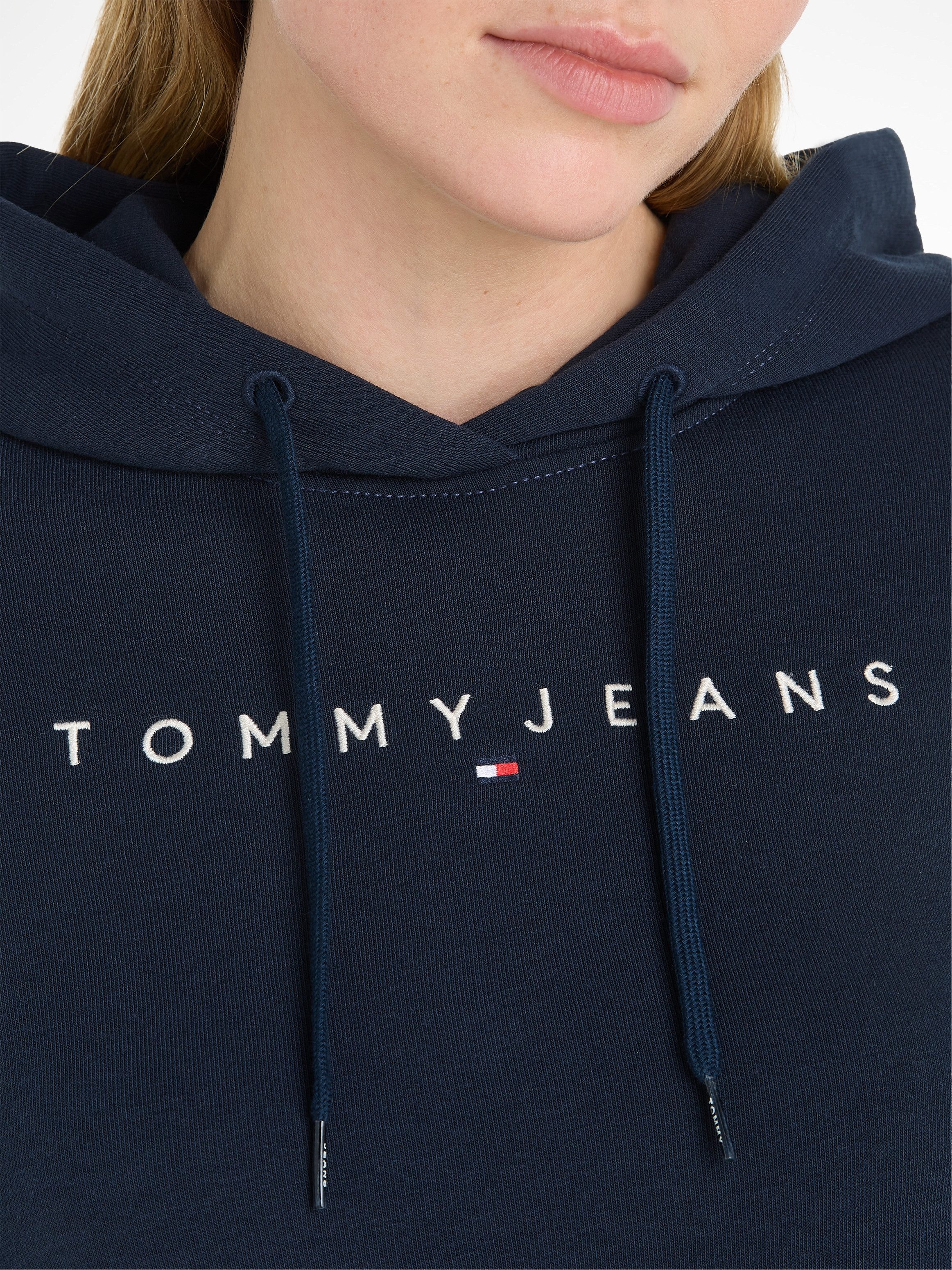 TOMMY JEANS Hoodie TJW REG LINEAR HOODIE met een logo-opschrift