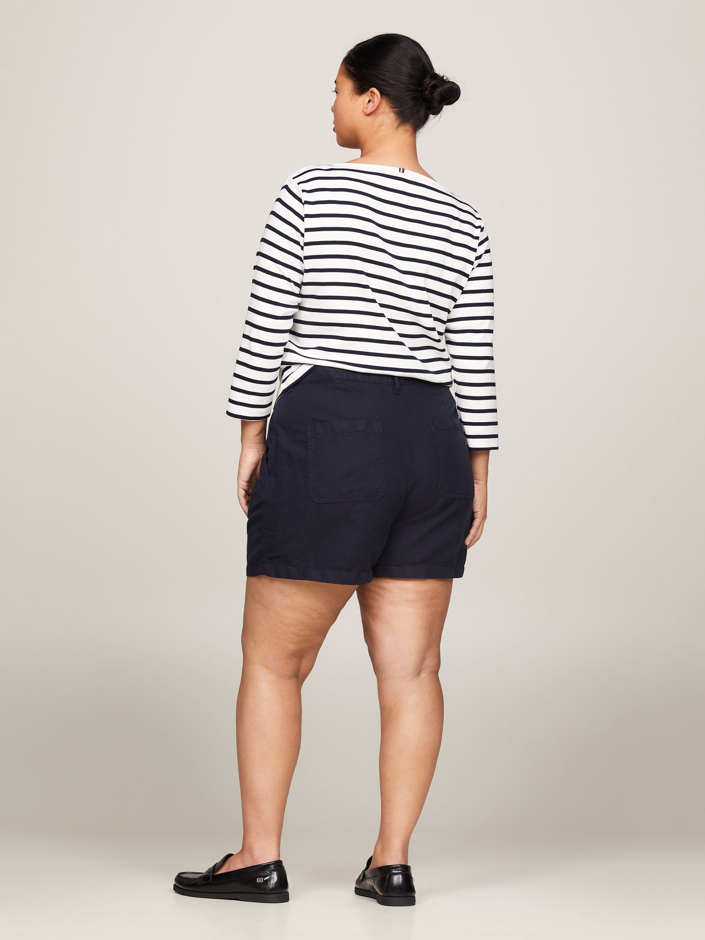 Tommy Hilfiger Curve Short CRV SLIM COTTON LINEN SHORT