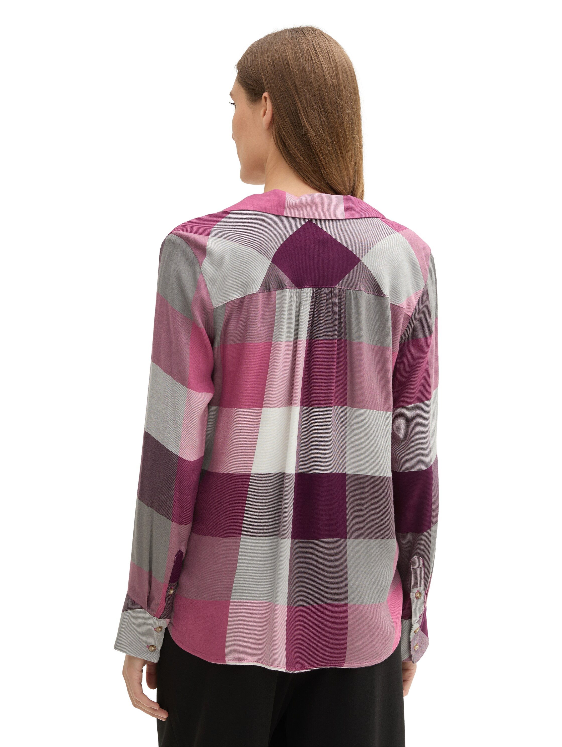Tom Tailor Geruite blouse met ruitpatroon