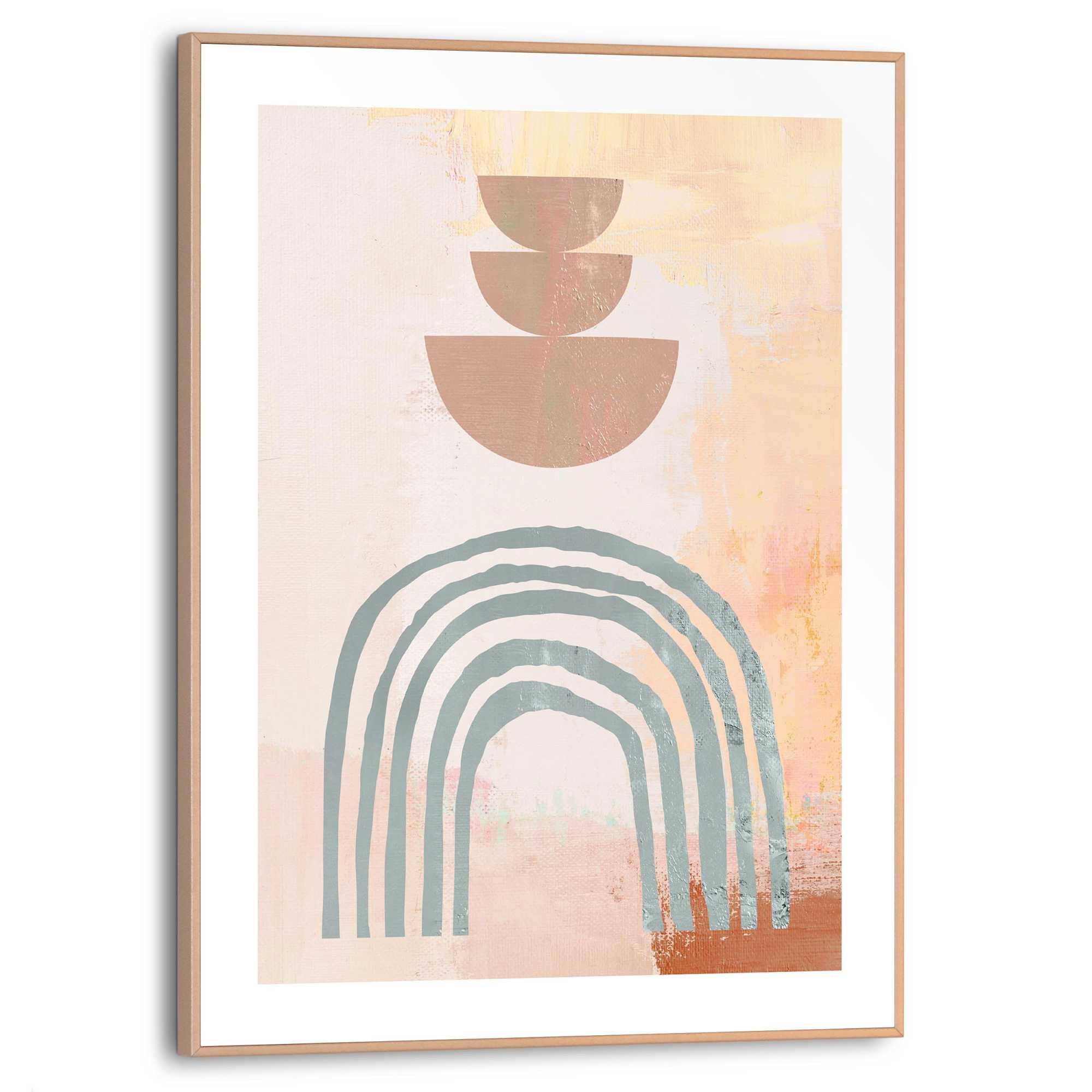 Reinders! Artprint met lijst Earth Bows