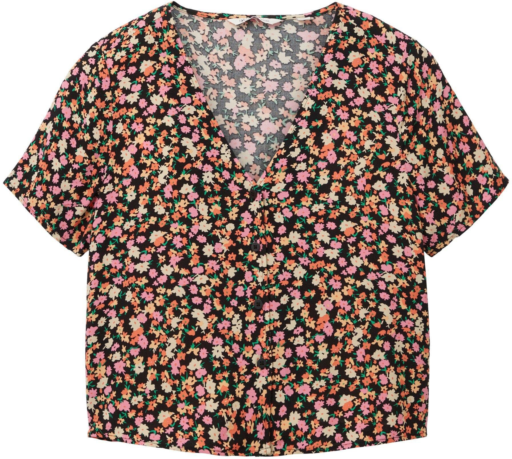 Tom Tailor Denim Blouse met korte mouwen