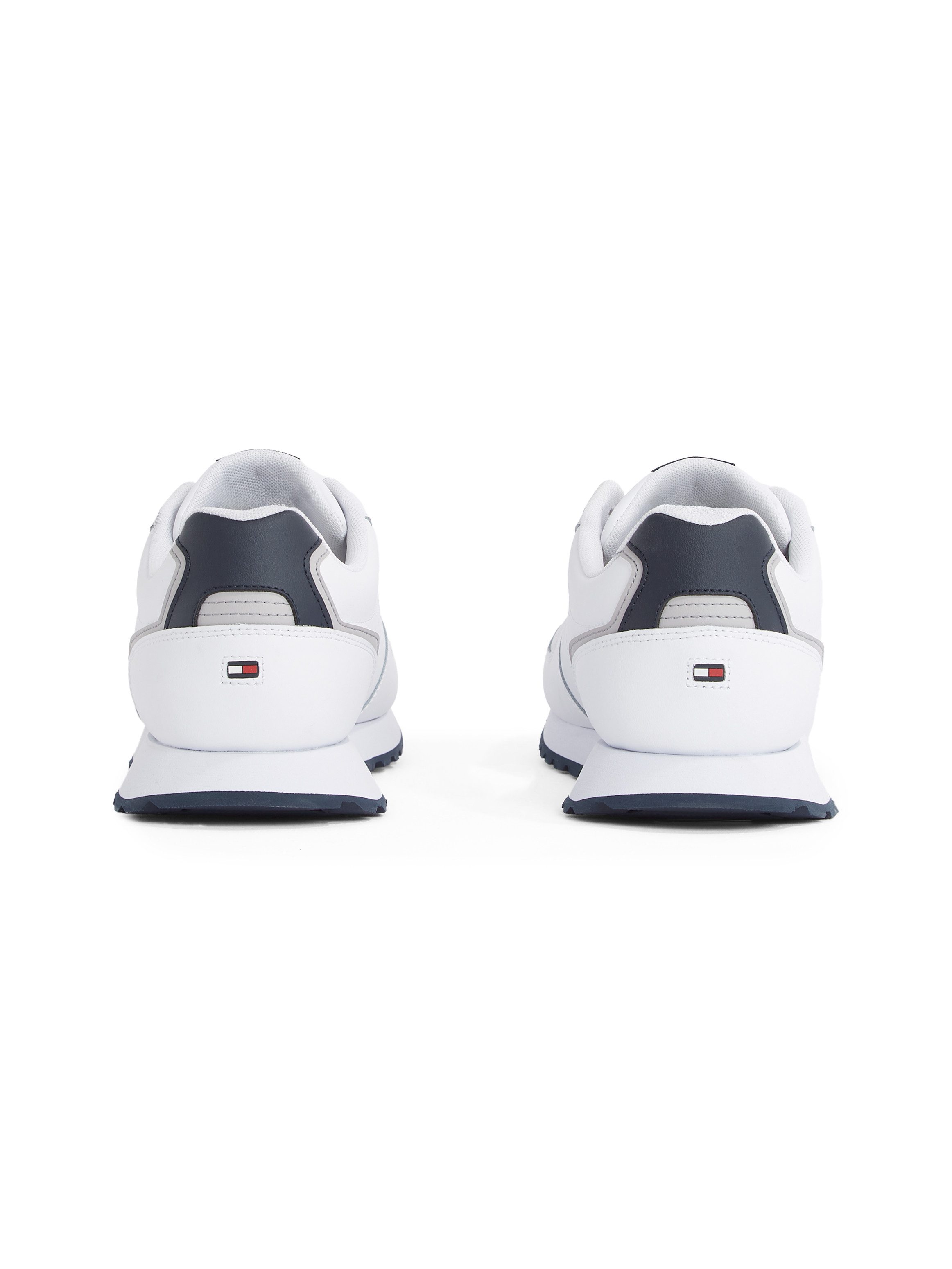Tommy Hilfiger Plateausneakers NEW RUNNER EVA MIX LTH FLAG , vrijetijdsschoen, lage schoen, veterschoen met logo-opdruk