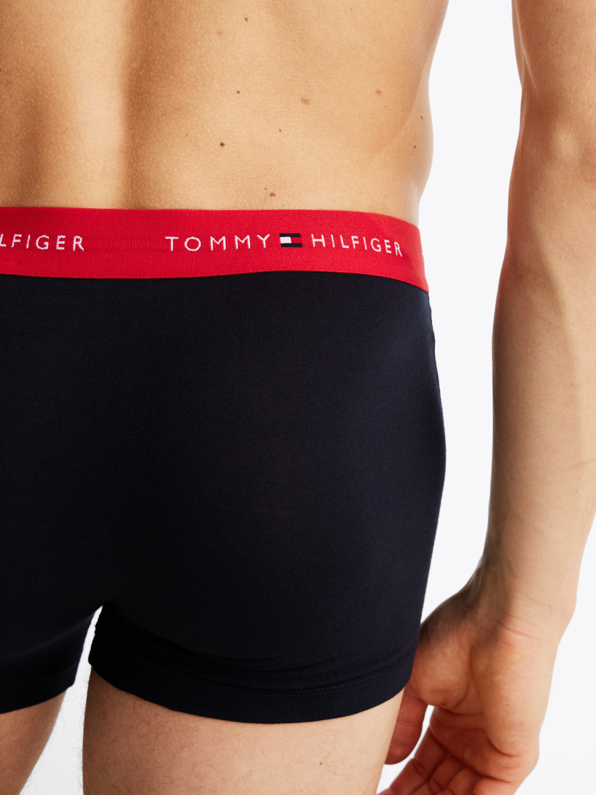 Tommy Hilfiger Underwear Trunk 3P WB TRUNK met contrasterende logo-band (3 stuks)
