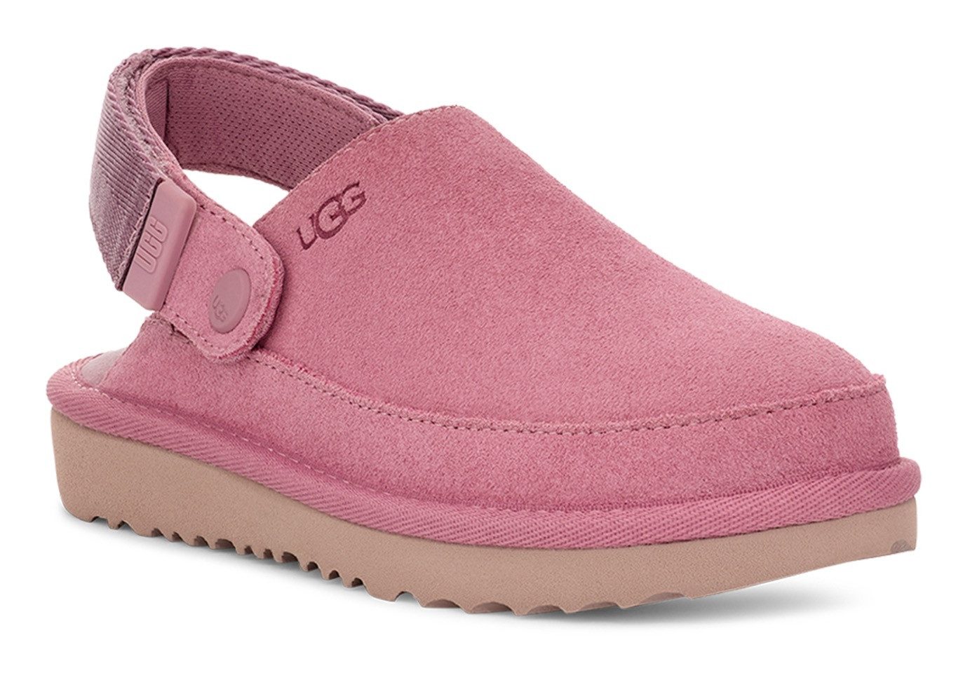 UGG Clogs KID ́S GOLDENSTAR CLOG pantoffel, mule, plateau schoen met verstelbare hielriem meisjes clogs maat 13 (31) roze
