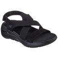 skechers sandalen go walk arch fit treasured met voorgevormde arch fit-binnenzool zwart