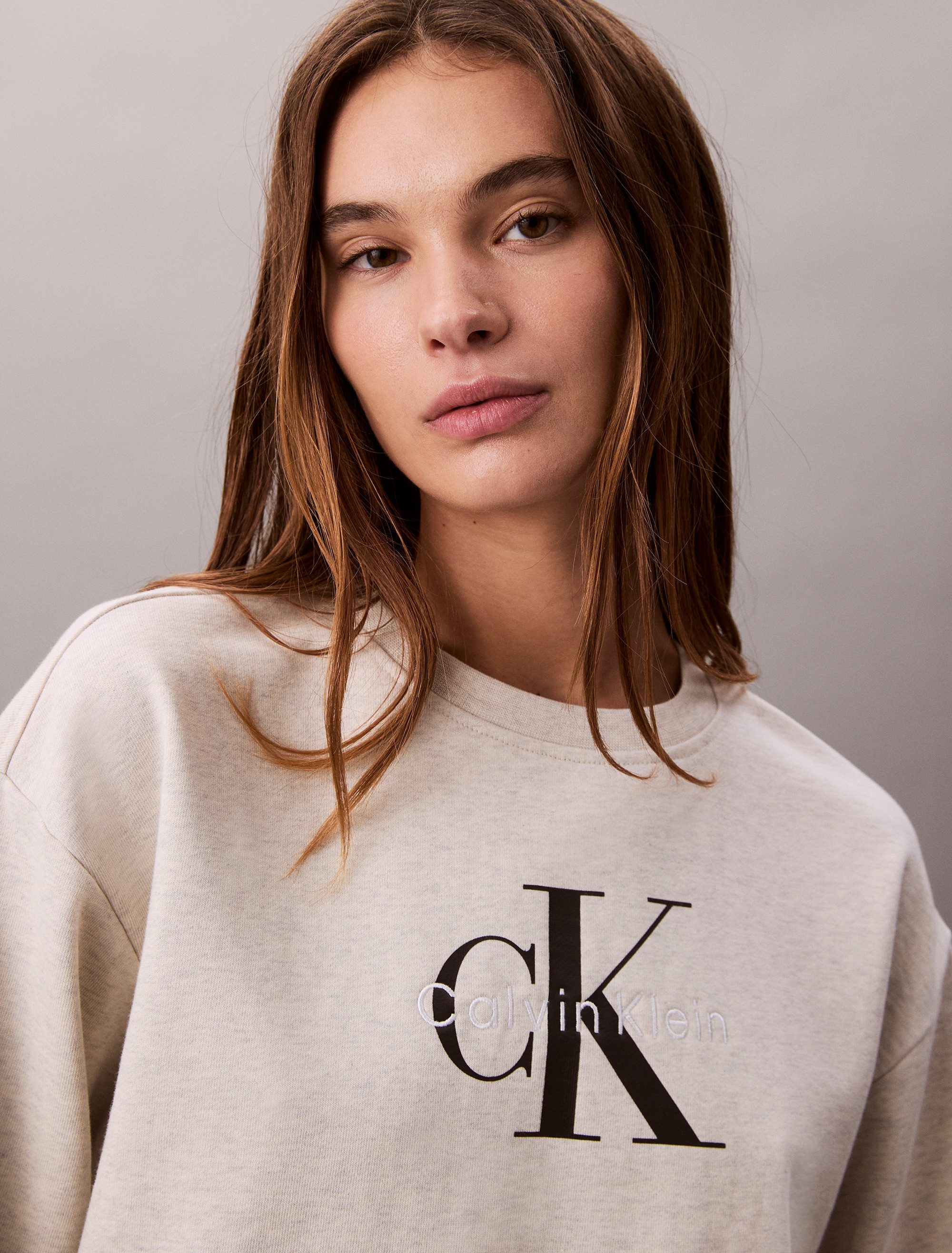 Calvin Klein Sweatshirt LS MNLG FRNCH TRRY R