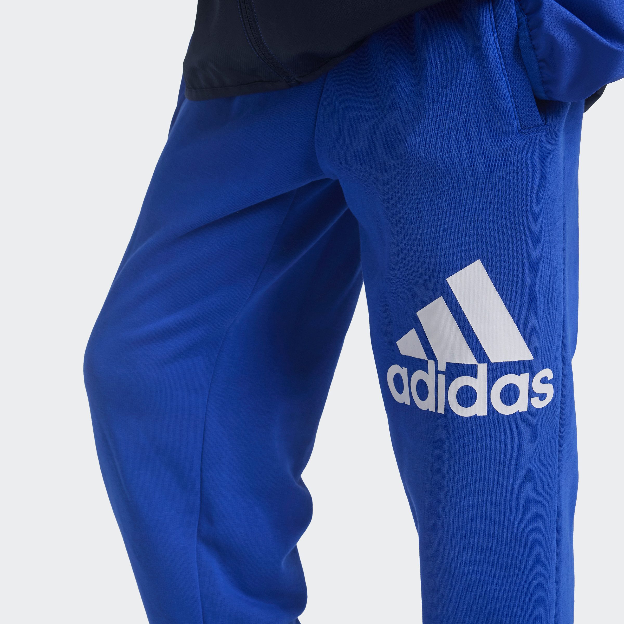 adidas Sportswear Sportbroek ESSENTIALS REGULAR FIT BIG LOGO COTTON BROEK (1-delig)