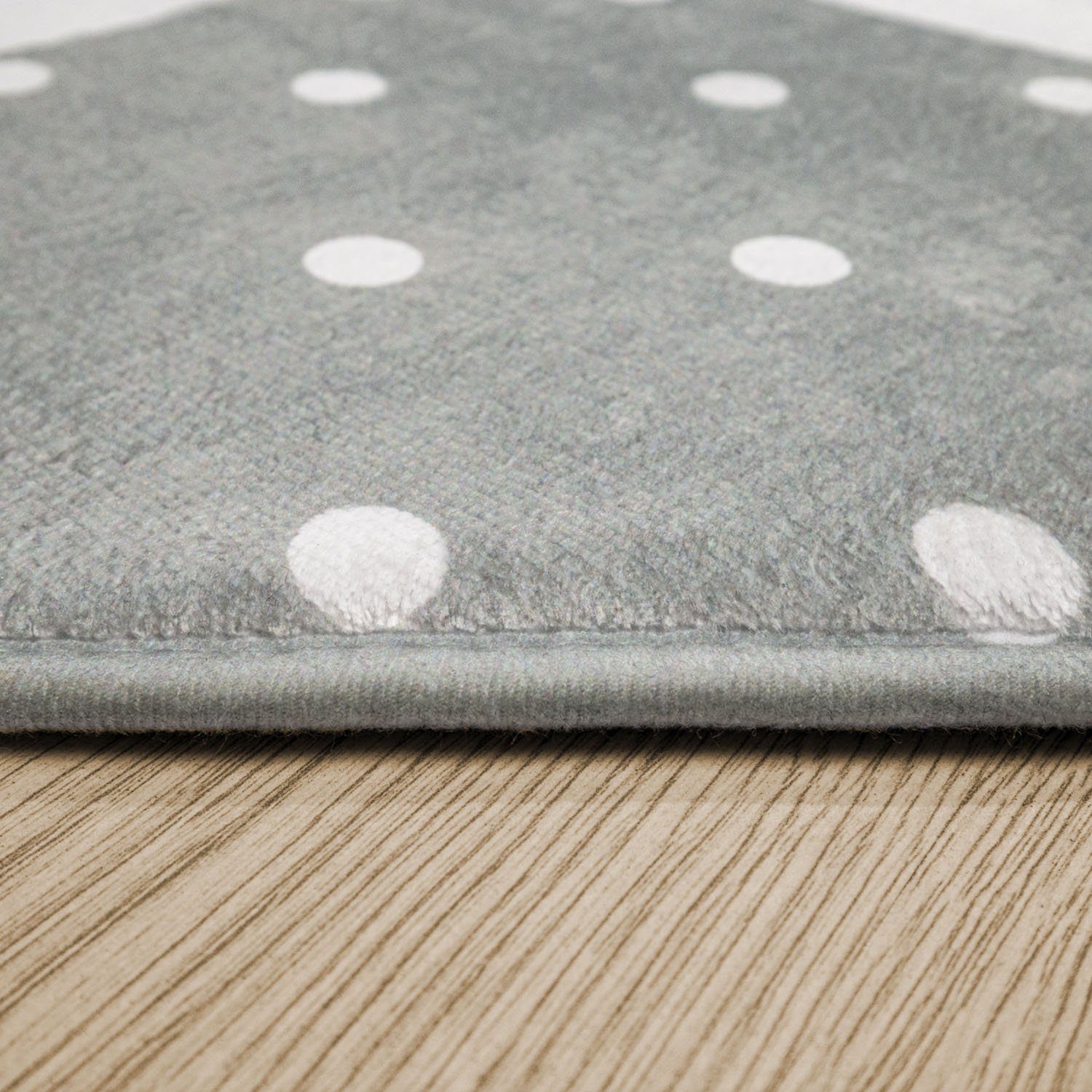 Paco Home Kindervloerkleed Chicos 554 geweven, patchworkdesign, met een opschrift & regenboog of sterretjes