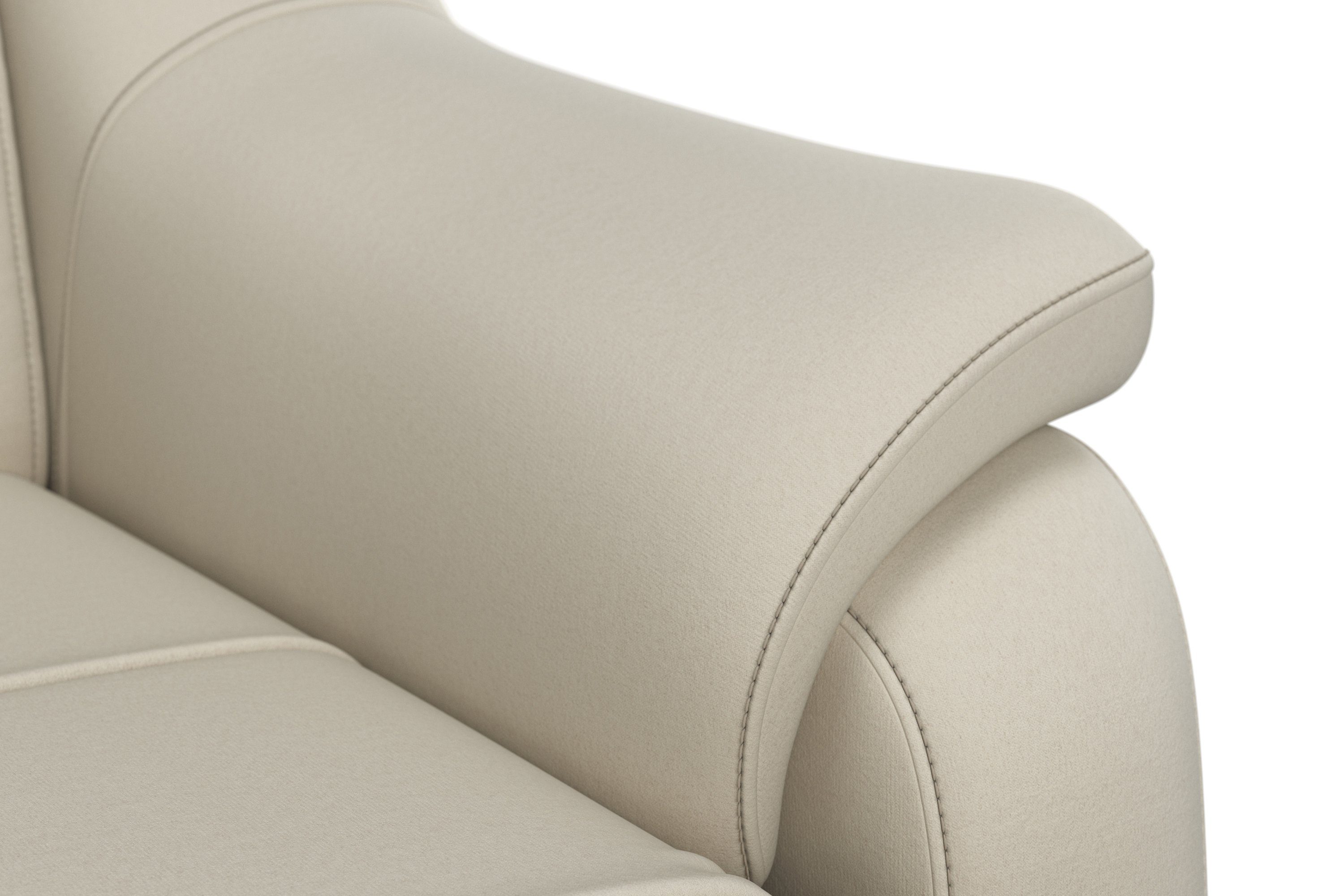sit&more Hoekbank Freetown L-vorm met verstelbare hoofdsteun en comfortabele binnenvering