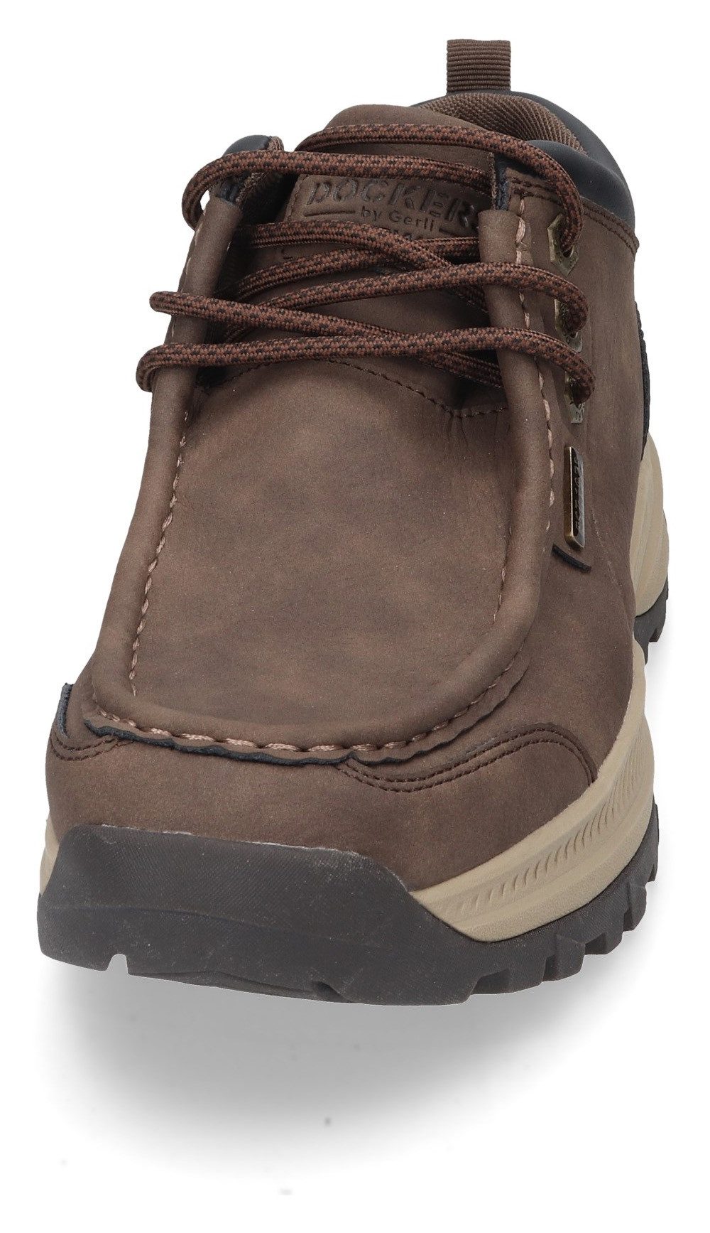 Dockers by Gerli Veterschoenen trekking laarzen, veterschoenen met modieuze mocassin-decoratieve naad