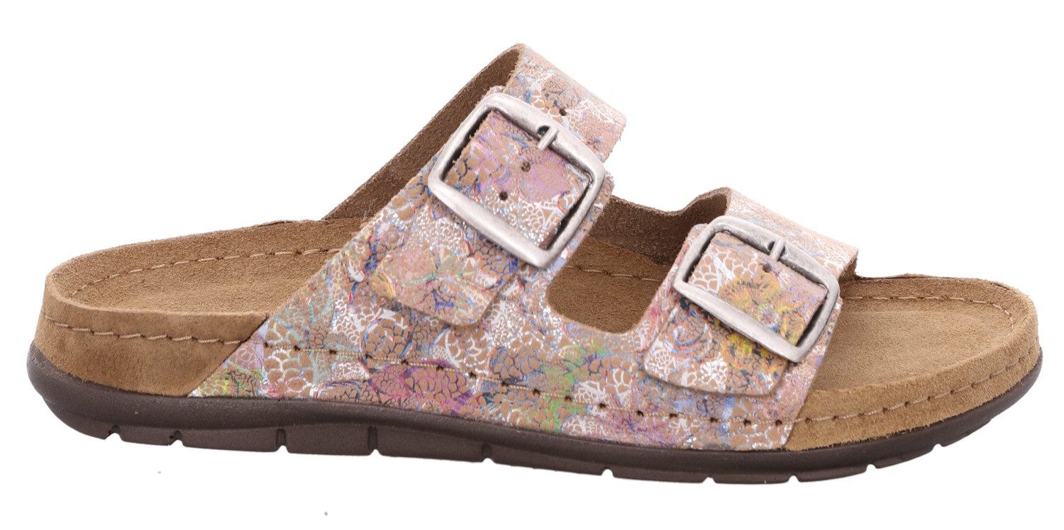 Rohde Slippers Rodigo Zomerschoen, huisschoen, slippers, strandschoen met twee gespen