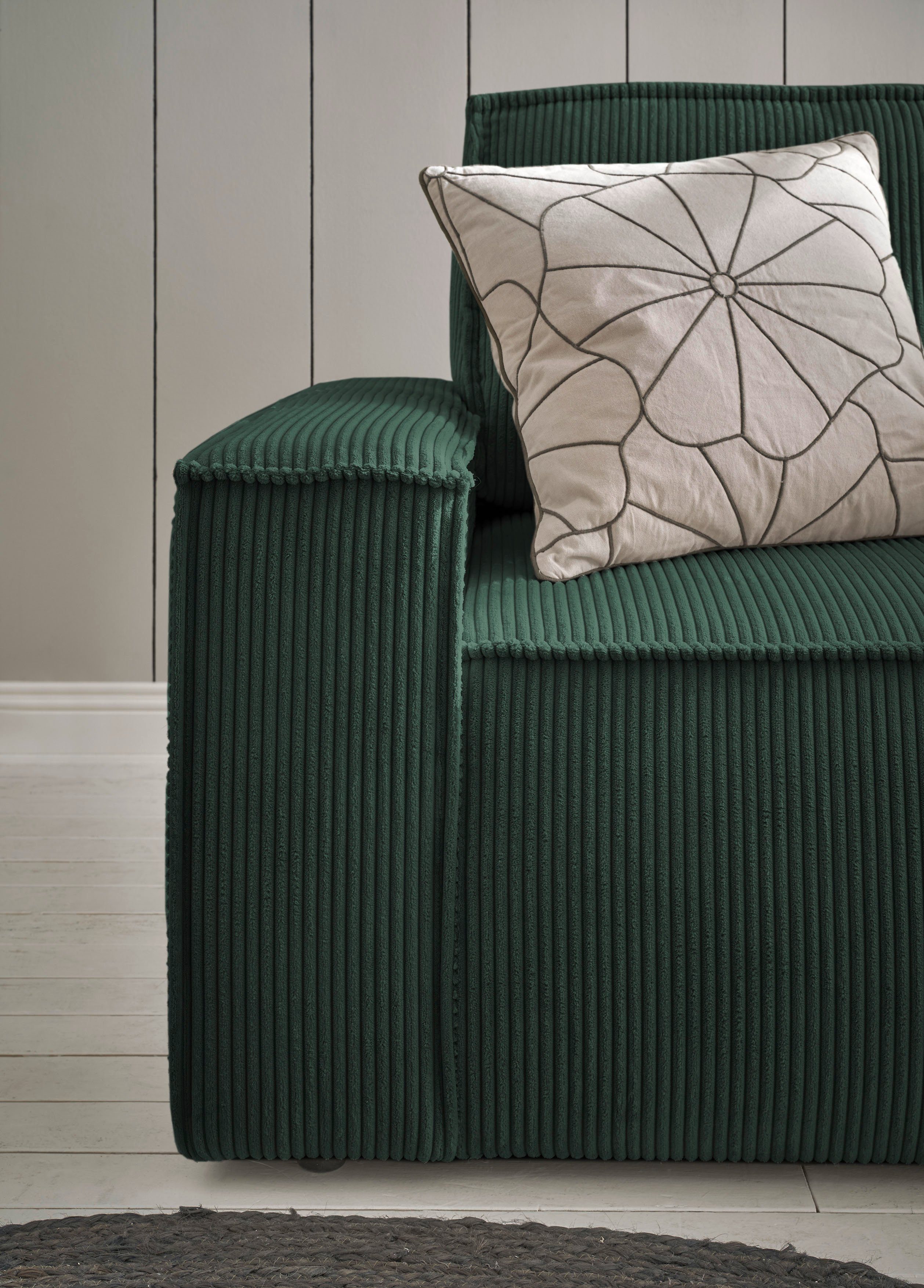 Home affaire Fauteuil Sherwood Loveseat en hocker als set, passend bij de bekleding-serie SHERWOOD