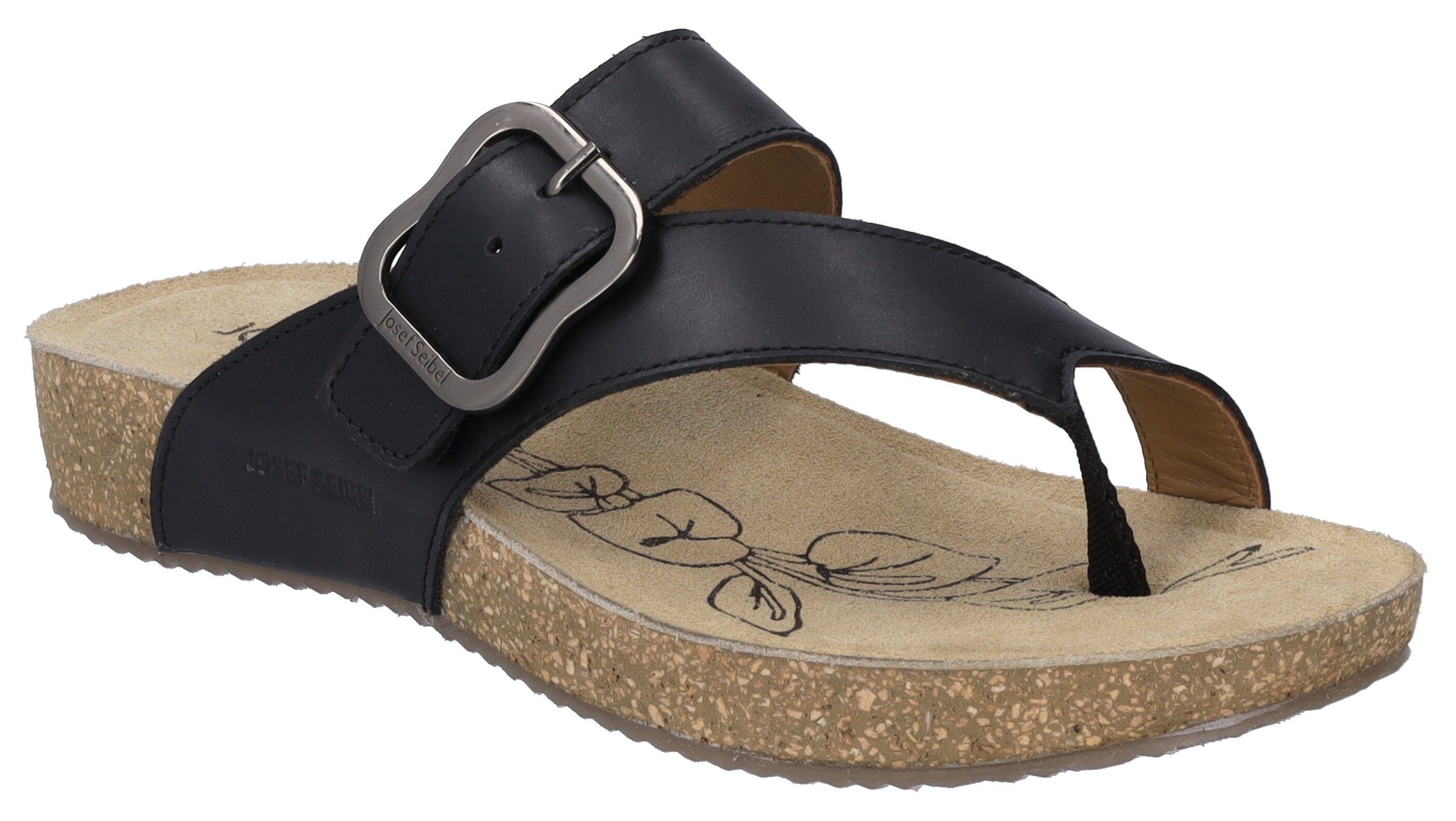 Josef Seibel Teenslippers Tonga 77 platform, summer shoe, slippers with buckle closure