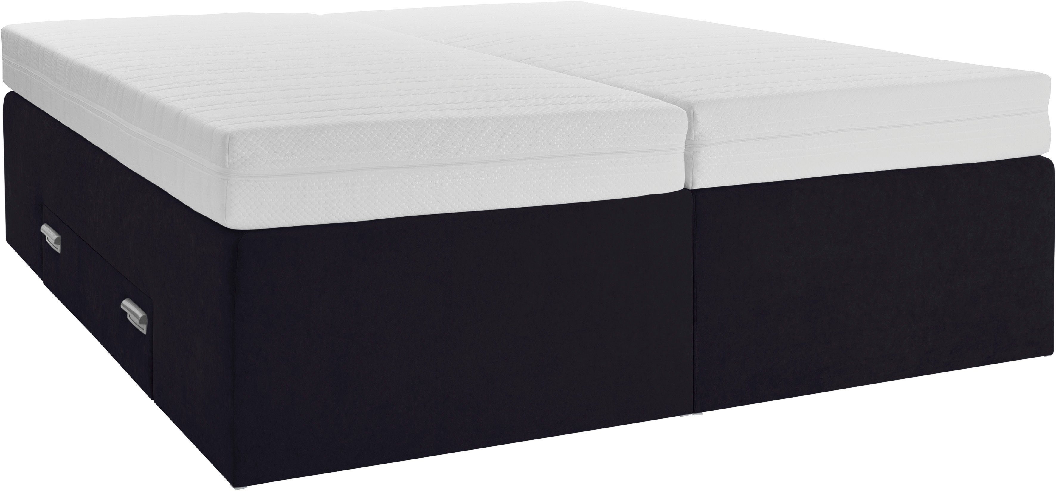 Westfalia Polsterbetten Boxspring met geïntegreerde lade, vrij plaatsbaar