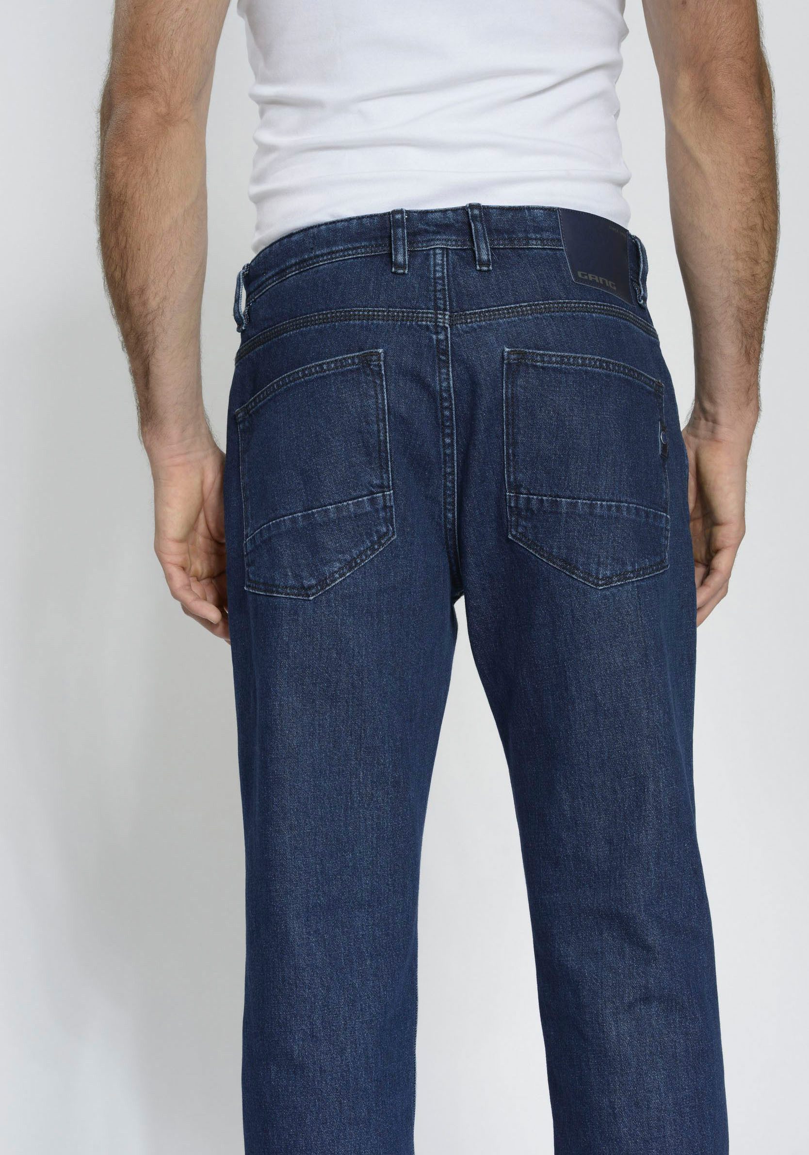 GANG 5-pocket jeans 94SESTO Straight fit in 5-pocket-stijl met siernaad op coin pocket
