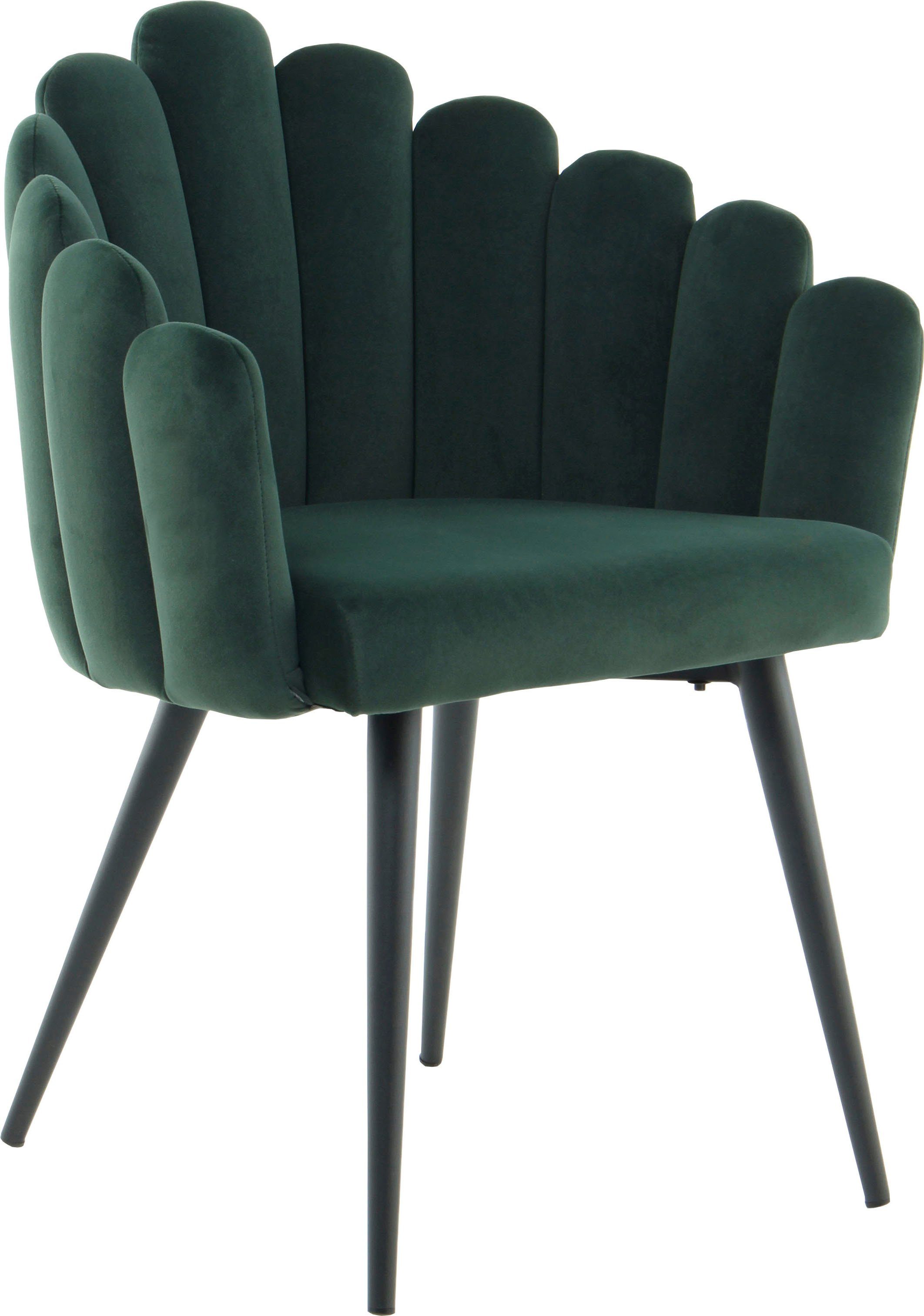 Kayoom Stoel Jeane 625, met fluweelzachte bekleding, comfortabel en gezellig fluweelzachte bekleding, modern, comfortabel en gezellig, met fluweelzachte bekleding (1 stuk)