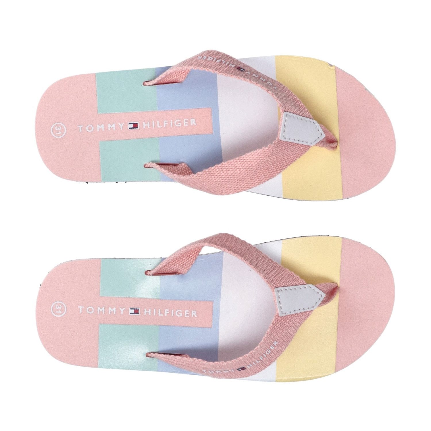 Tommy Hilfiger Teenslippers , pool slides, pantoffel, sandaal met textielbandage