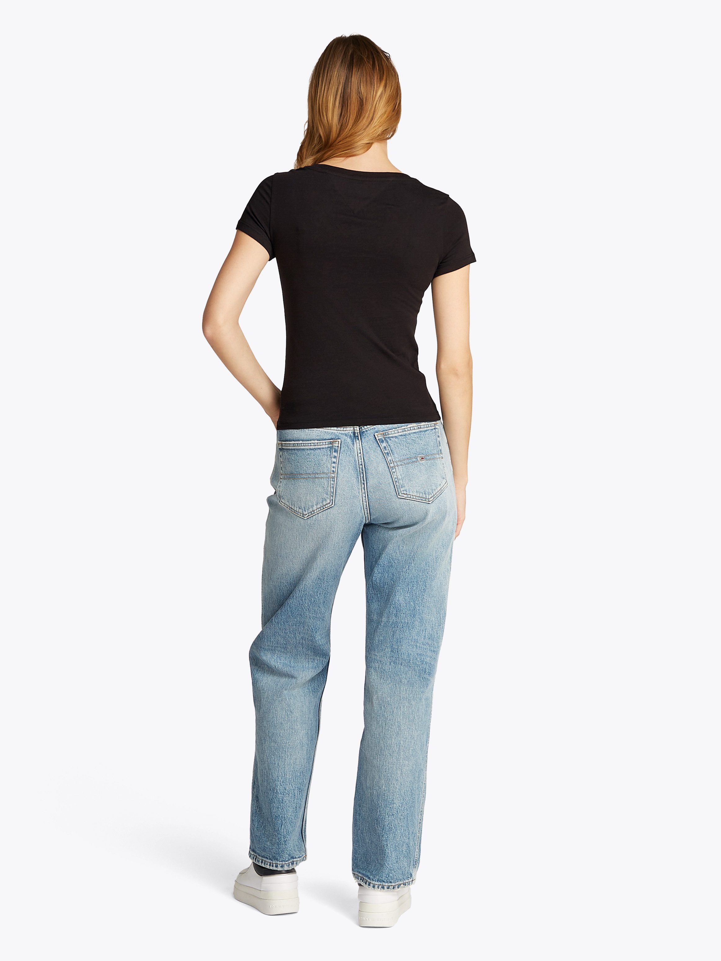TOMMY JEANS T-shirt TJW SLIM V-NECK TEE