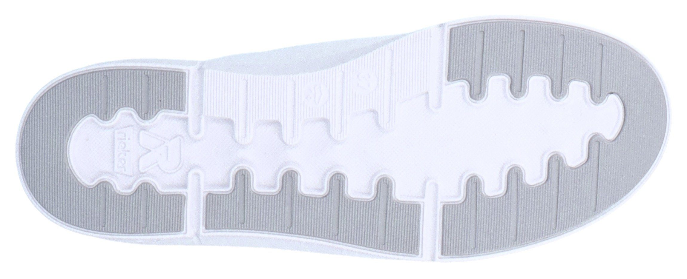 RIEKER Sport Sneakers in monochrome uitstraling, vrijetijdsschoen, lage schoen, veterschoen