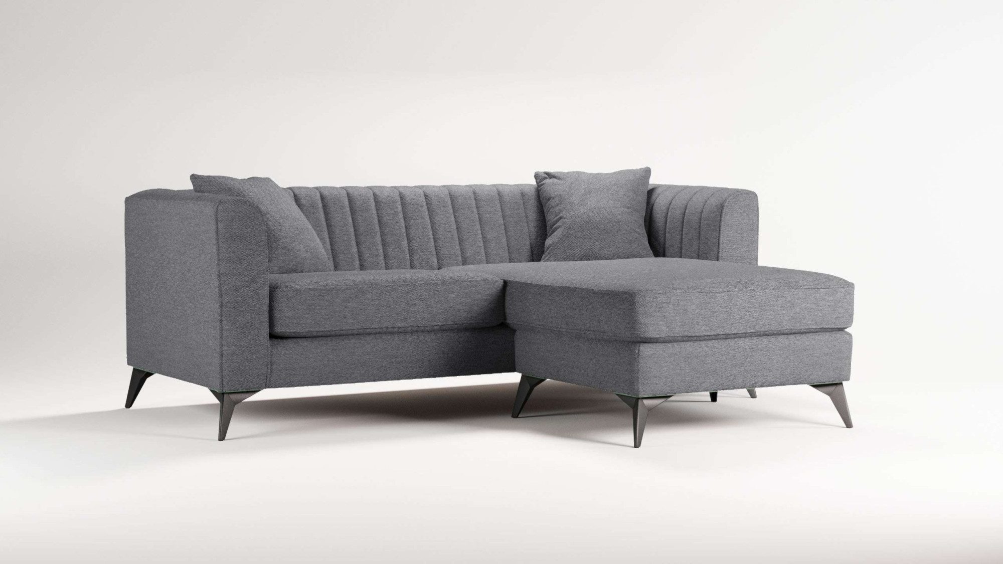 Places of Style Hoekbank MATTHEW L-vorm ideaal voor kleine ruimtes, afmetingen B/D/H: 201/162/74 cm