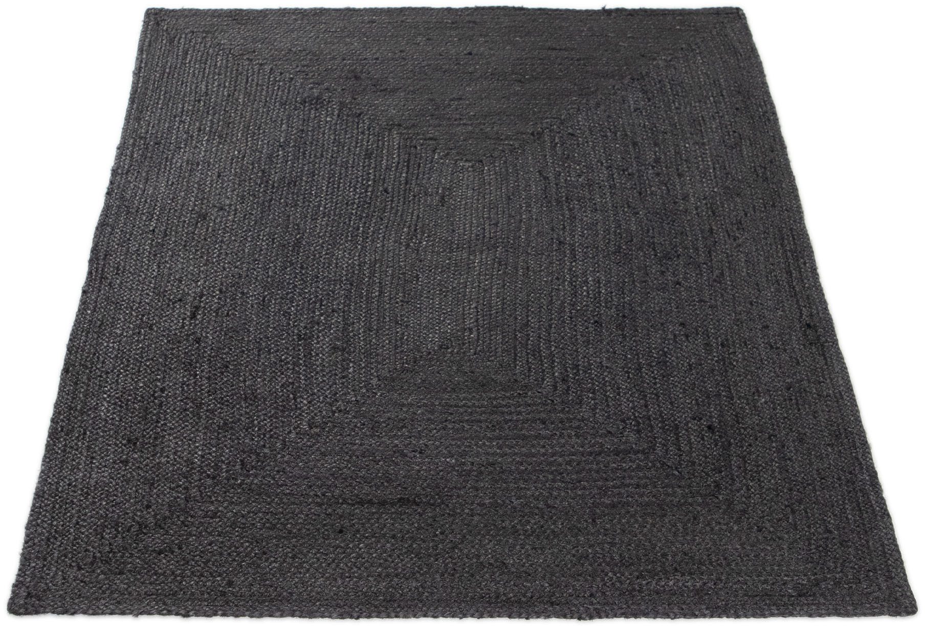 carpetfine Vloerkleed Nele jute-vloerkleed natuurmateriaal gevlochten tweezijdig te gebruiken kleed van 100% jute, vierkant en als loper