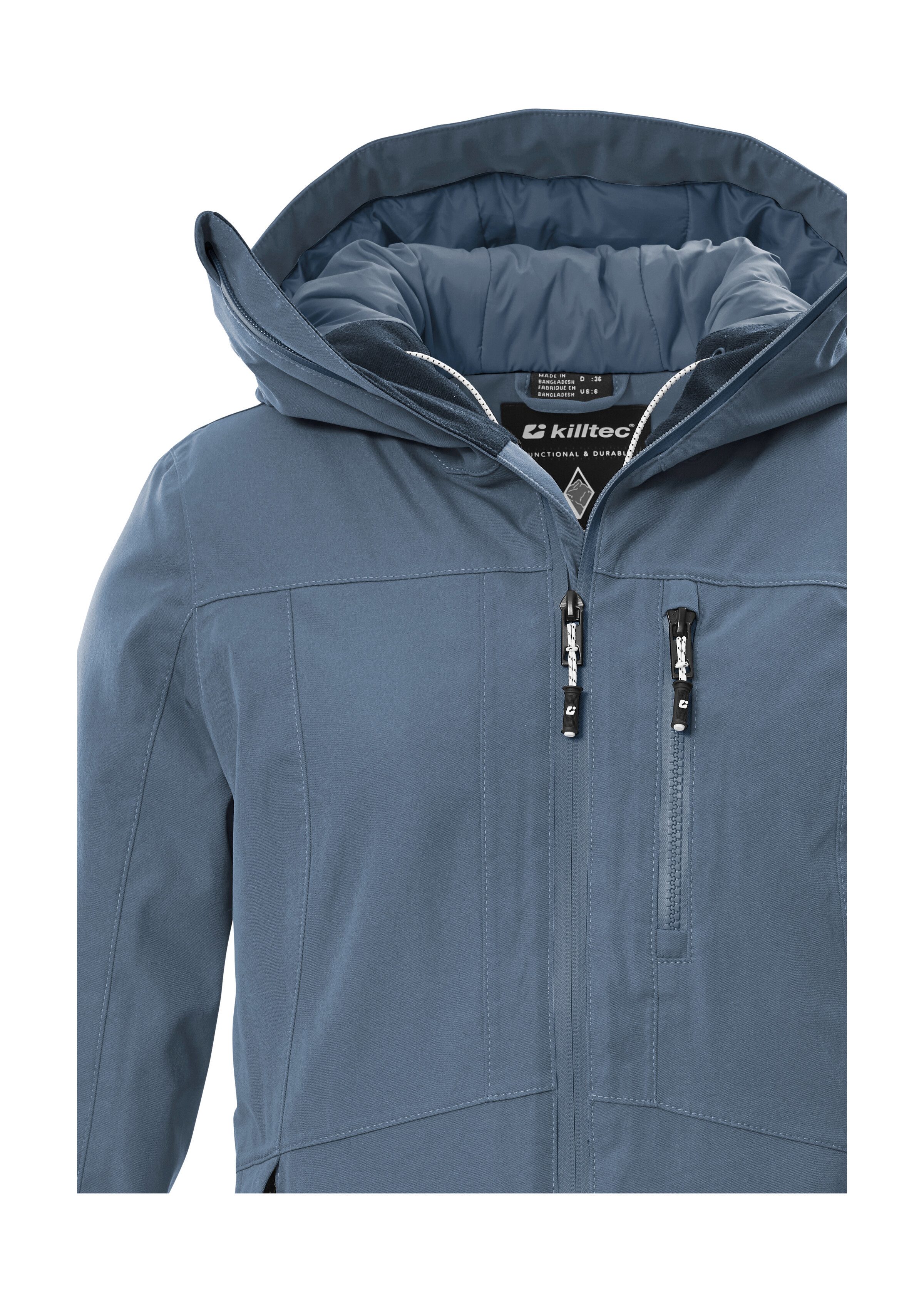 Killtec Ski-jack KSW 276 WMN SKI JCKT Waterdichte damesjas met sneeuwvanger, ademend vermogen en zakken