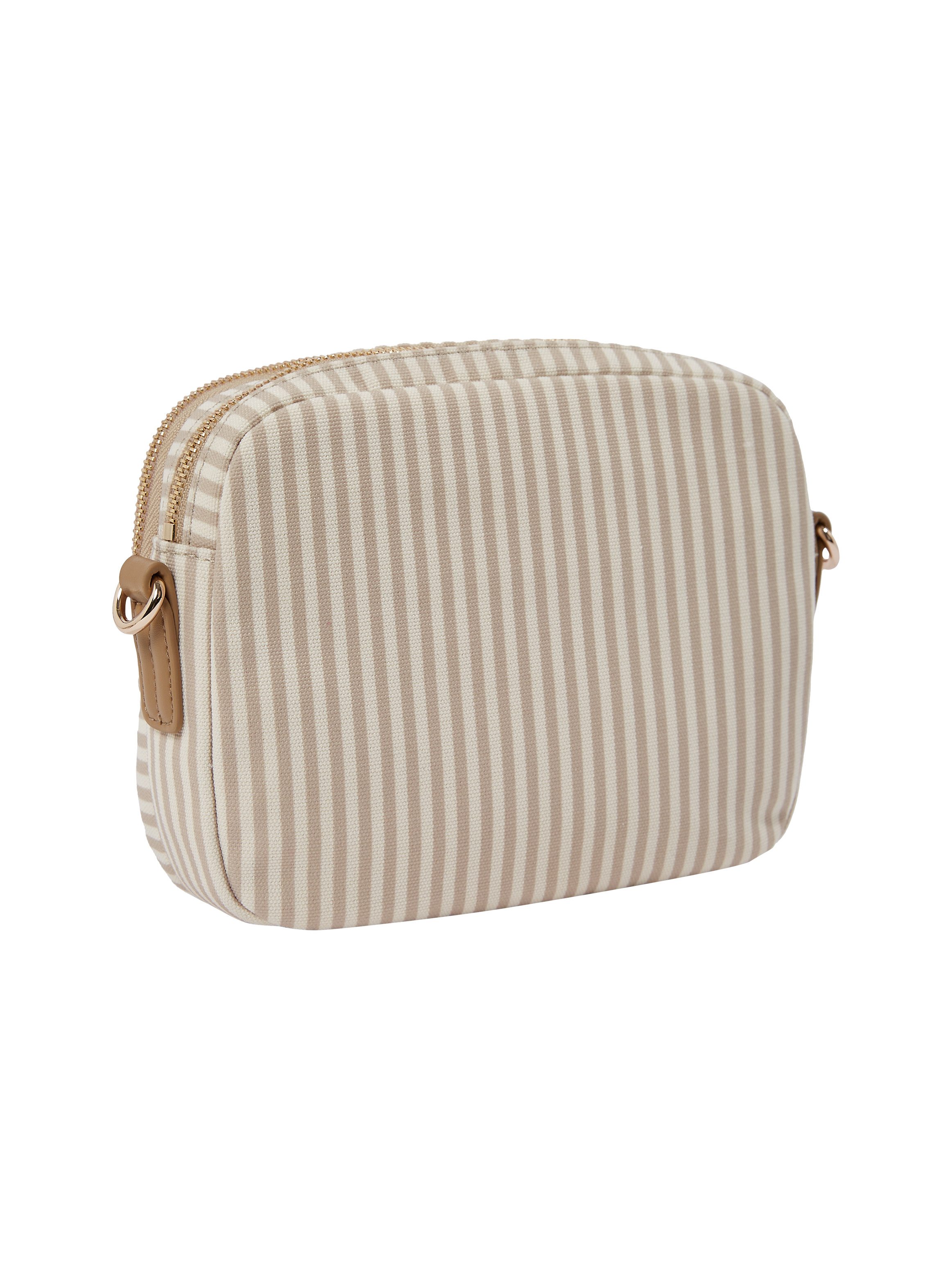 Tommy Hilfiger Camerazak POPPY SUMMER CAMERA BAG , dames schoudertas, handtas, minibag met strepen
