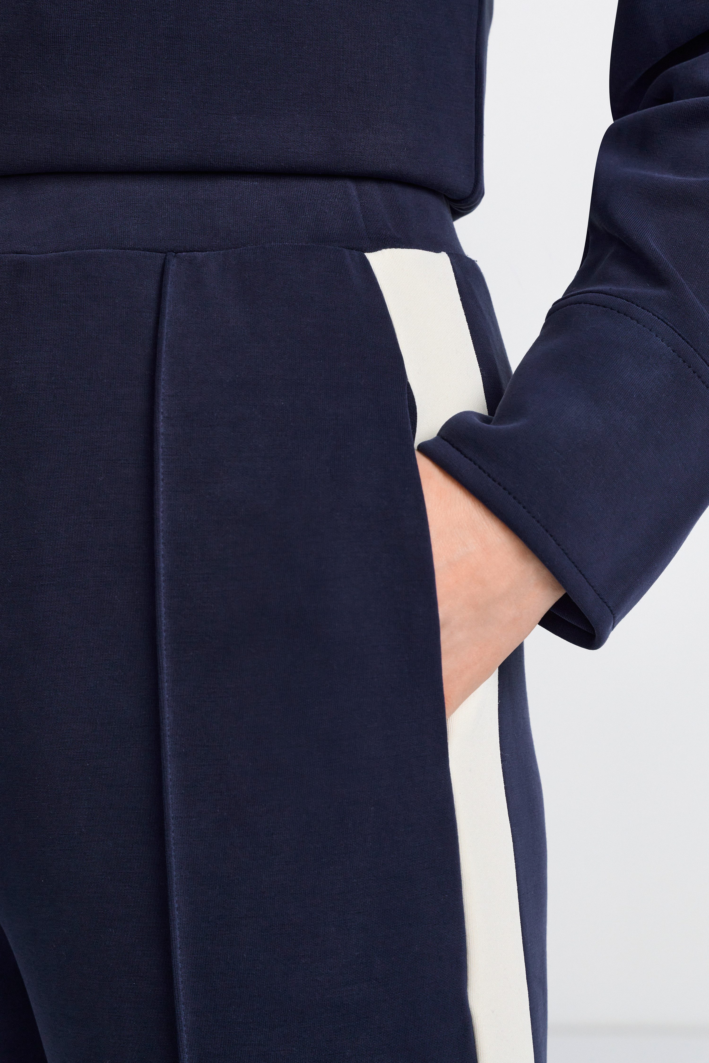 Rich & Royal Pantalon met vouw Met elastische taille