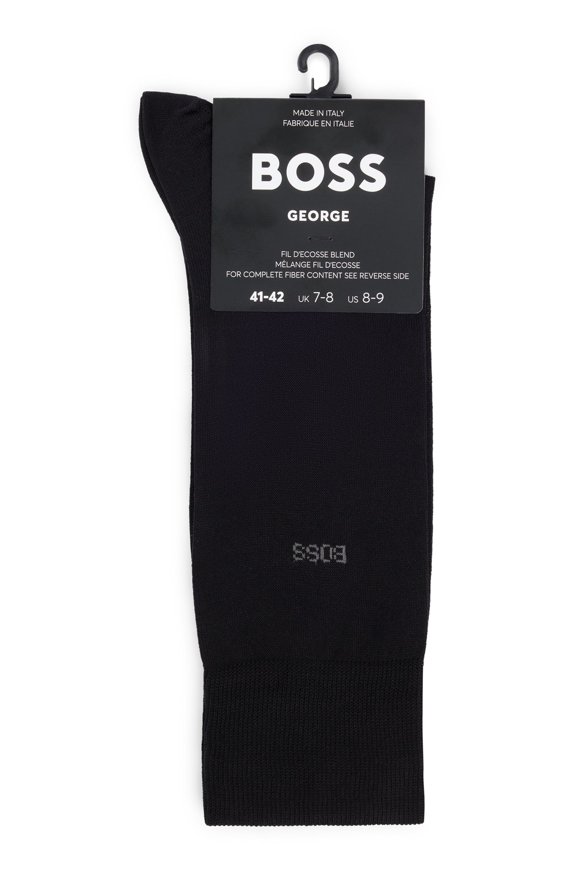 BOSS Business-sokken George RS Uni MC met subtiele, gebreide boss logo-opdruk (set)