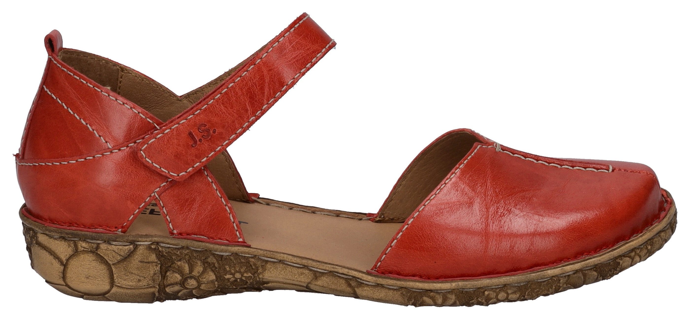 Josef Seibel Ballerina's met riempje ROSALIE 42 , sandaal, gespschoen, comfortschoen met klittenbandsluiting