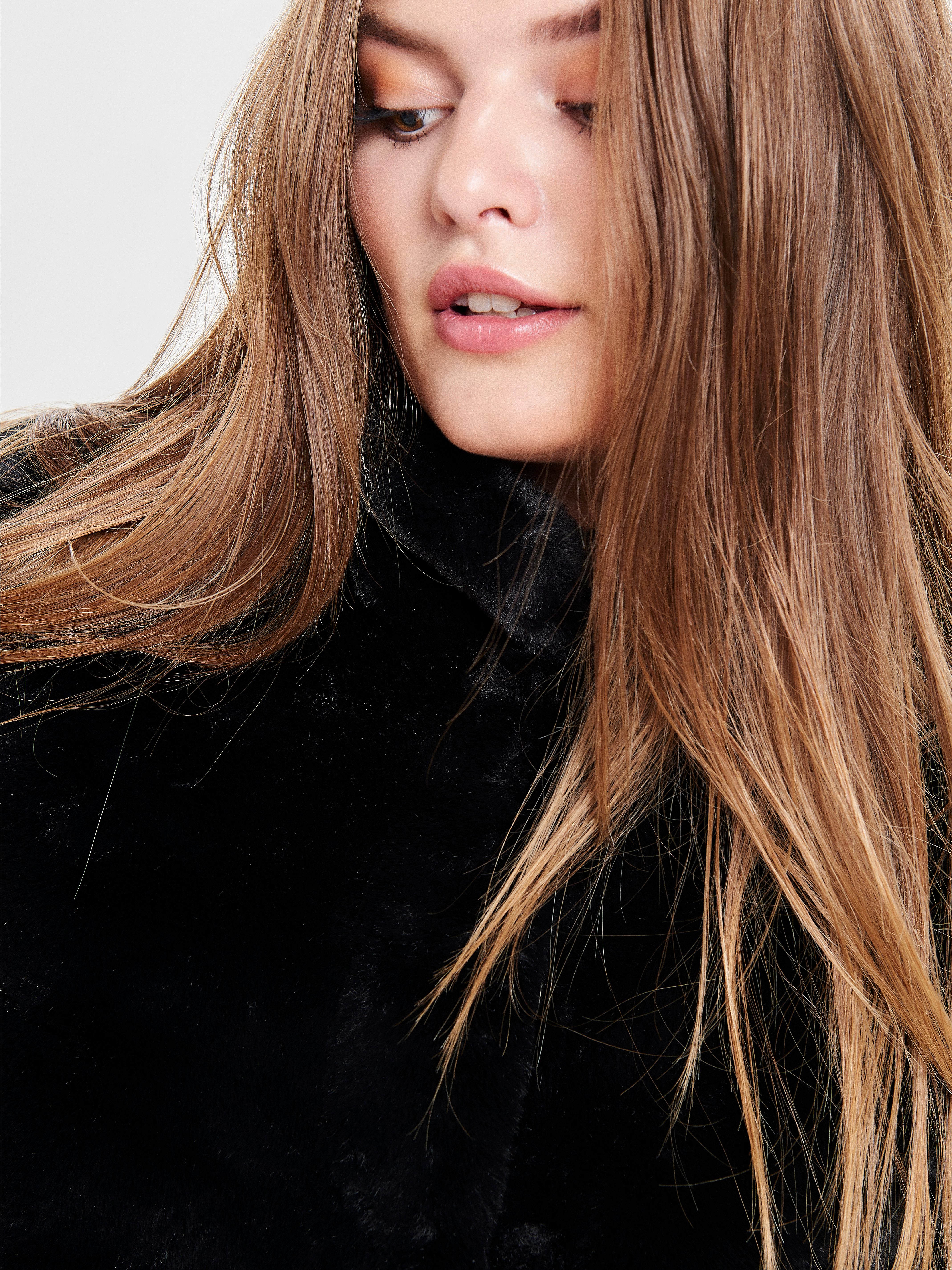 Only Lange jas van imitatiebont ONLVIDA FAUX FUR COAT OTW