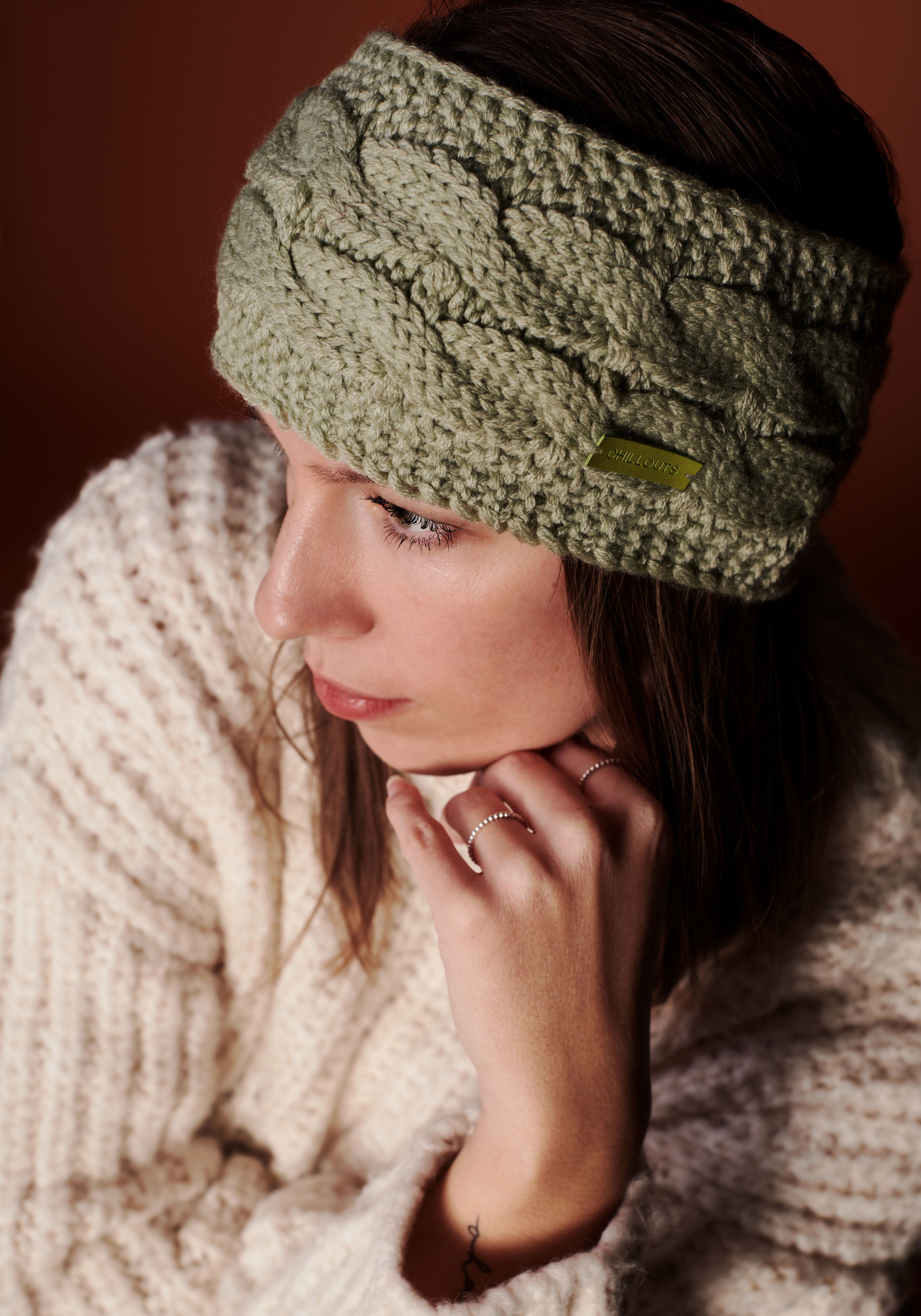 chillouts Hoofdband Yoko Headband met gevlochten patroon