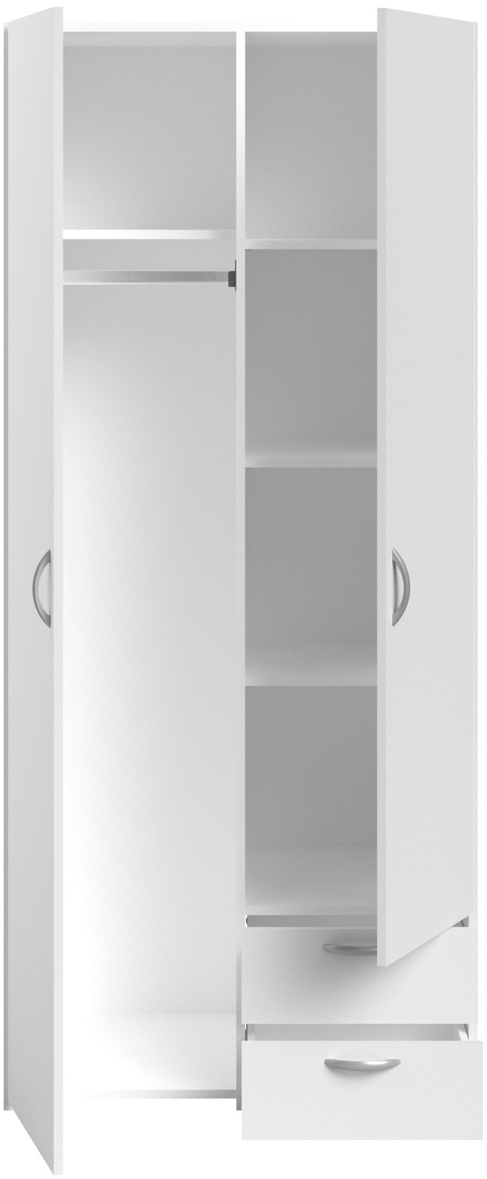 Parisot Tienerkamerset Parisot, Milky 11 veel opbergruimte, complete kamer, voor jongens en meisjes (5-delig)