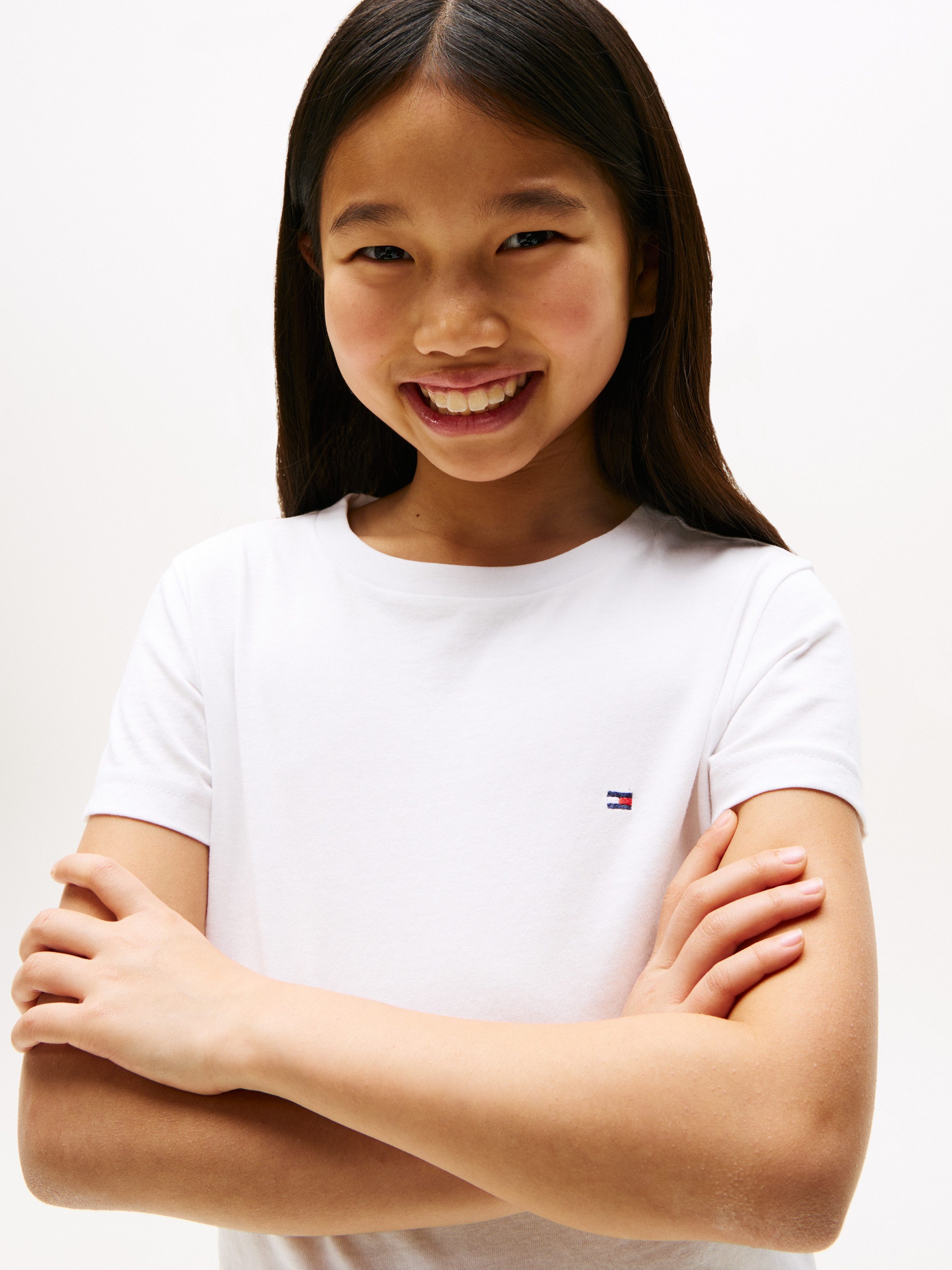 Tommy Hilfiger Underwear T-shirt 2P CN TEE SS met geborduurd logo (2-delig, Set van 2)
