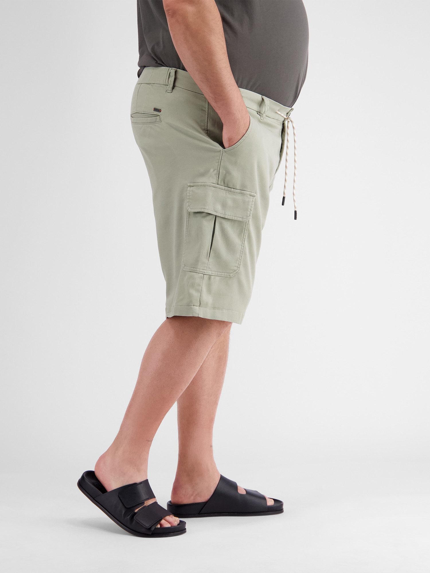 Lerros Jogg bermuda LERROS cargo-jog bermuda in grote maten