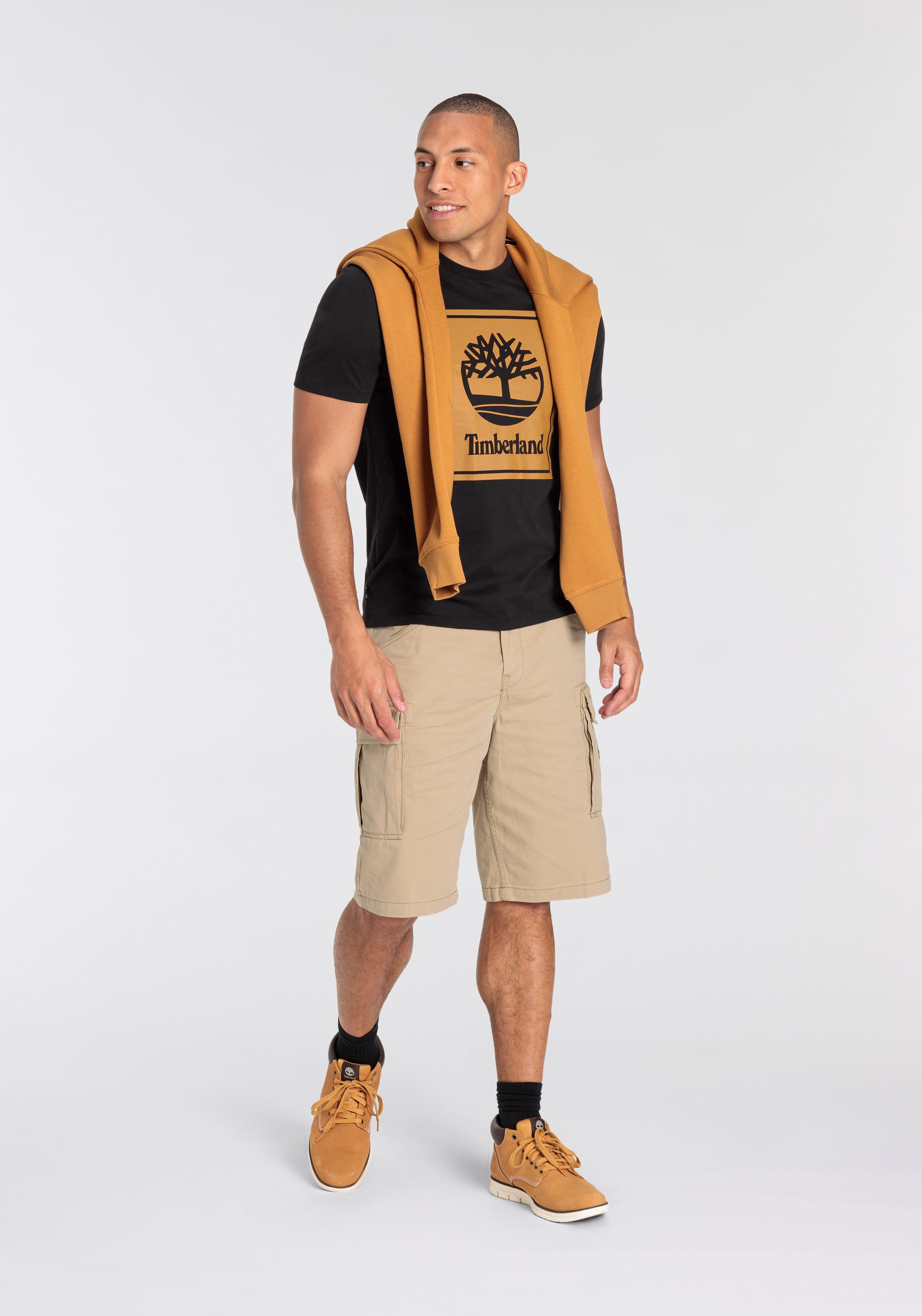 Timberland T-shirt STACK LOGO Short Sleeve Tee