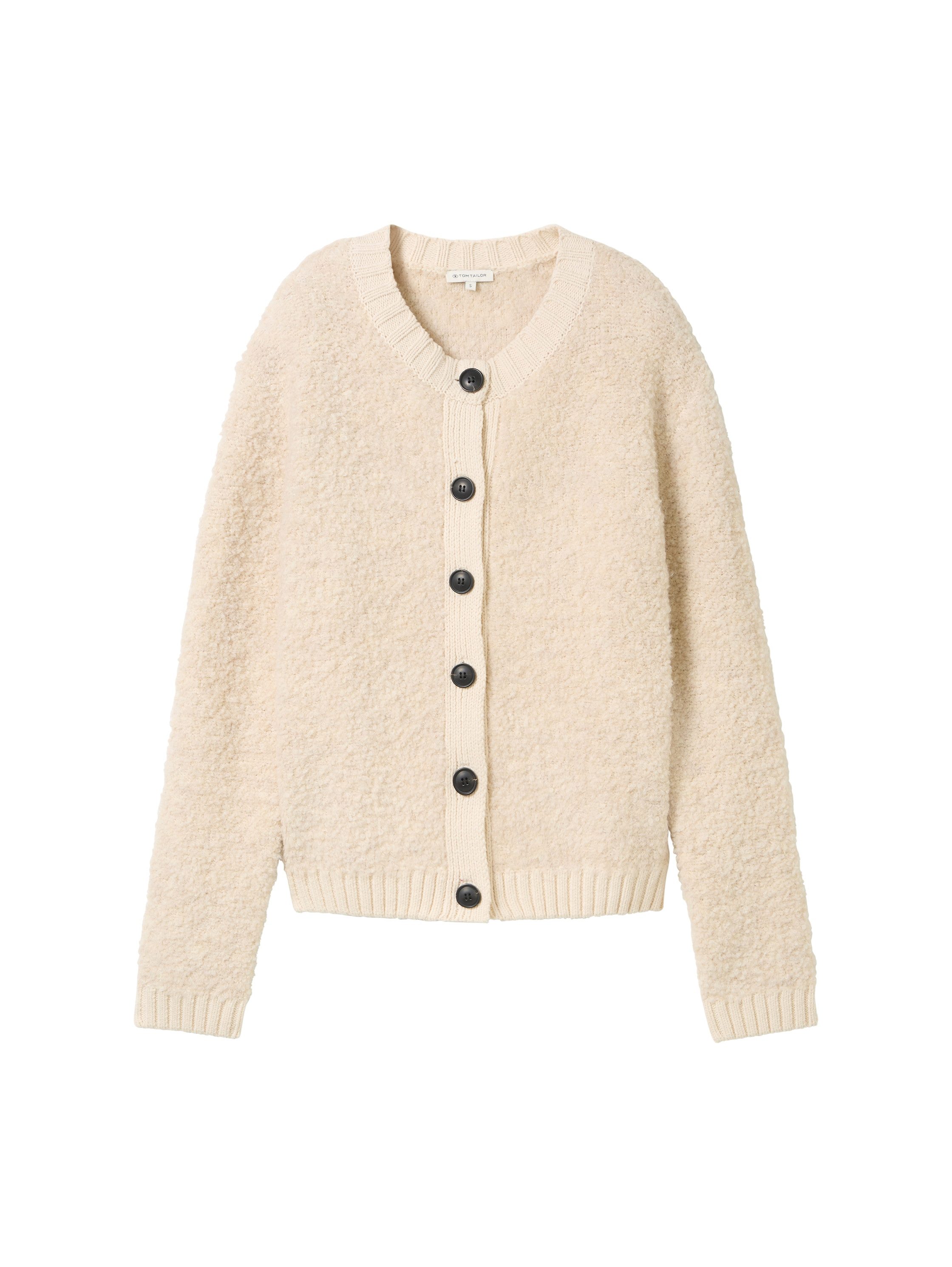 Tom Tailor Cardigan in bouclé-look