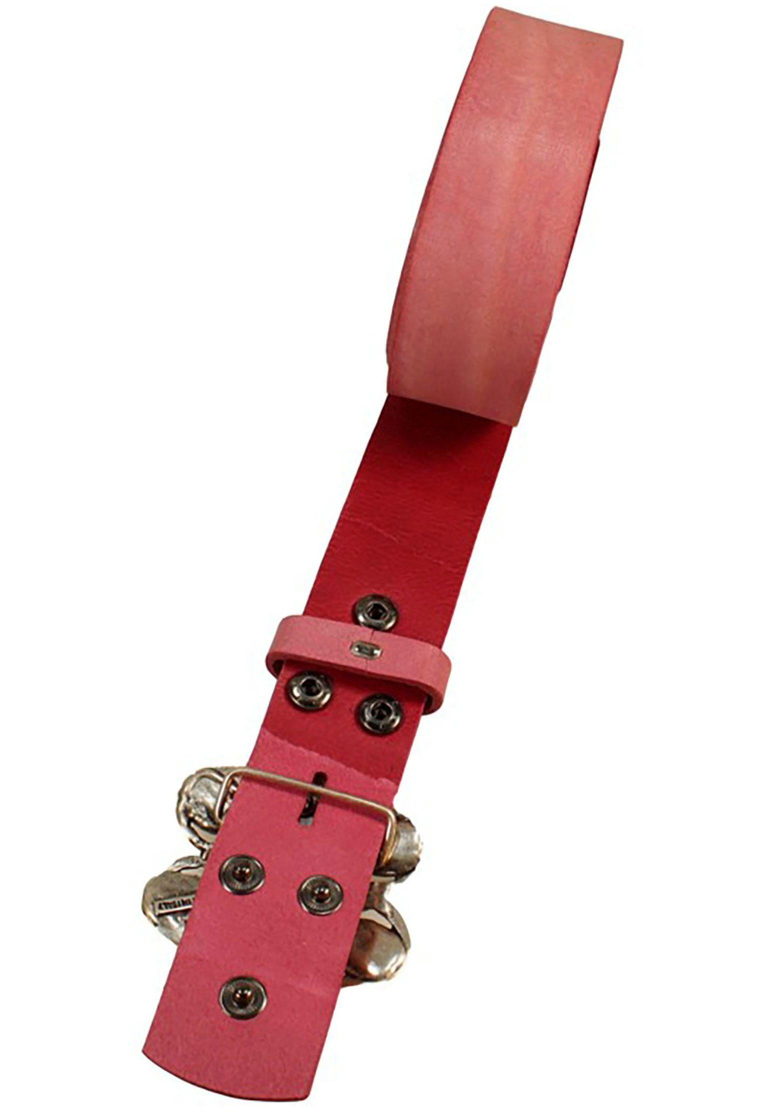 RETTUNGSRING by showroom 019° Leren riem met verwisselbare sluiting "nostalgie parel roze"