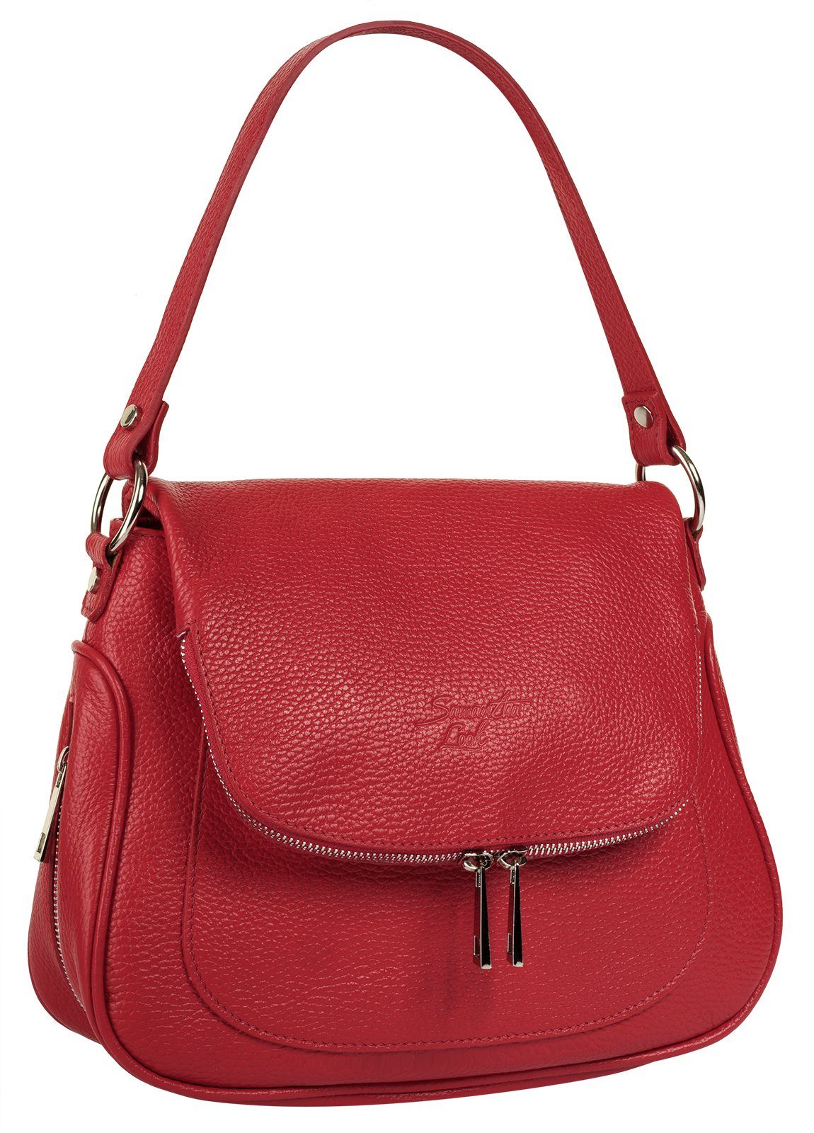 Samantha Look Schoudertas echt leer, made in italy