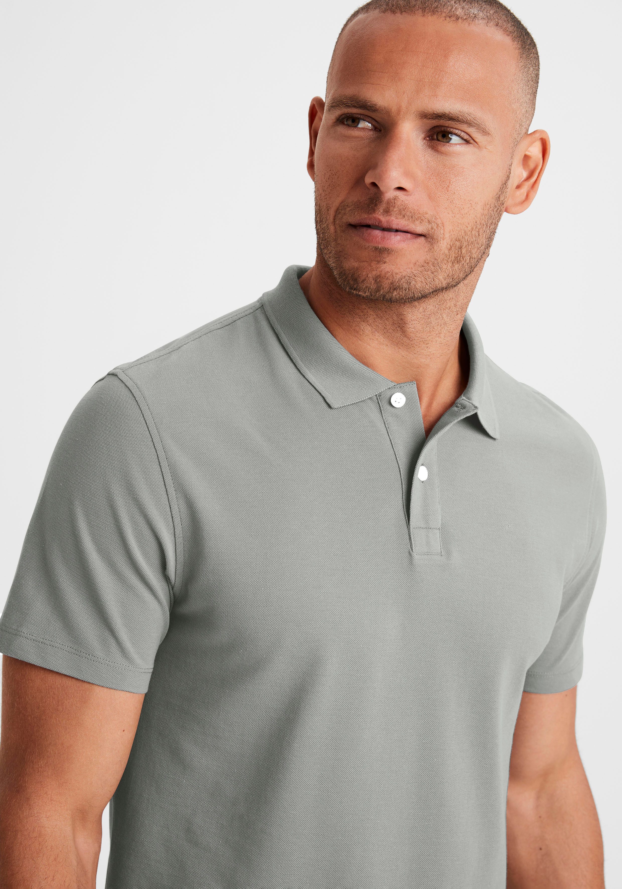 Beachtime Poloshirt Korte mouw, shirt met polokraag, katoen piqué
