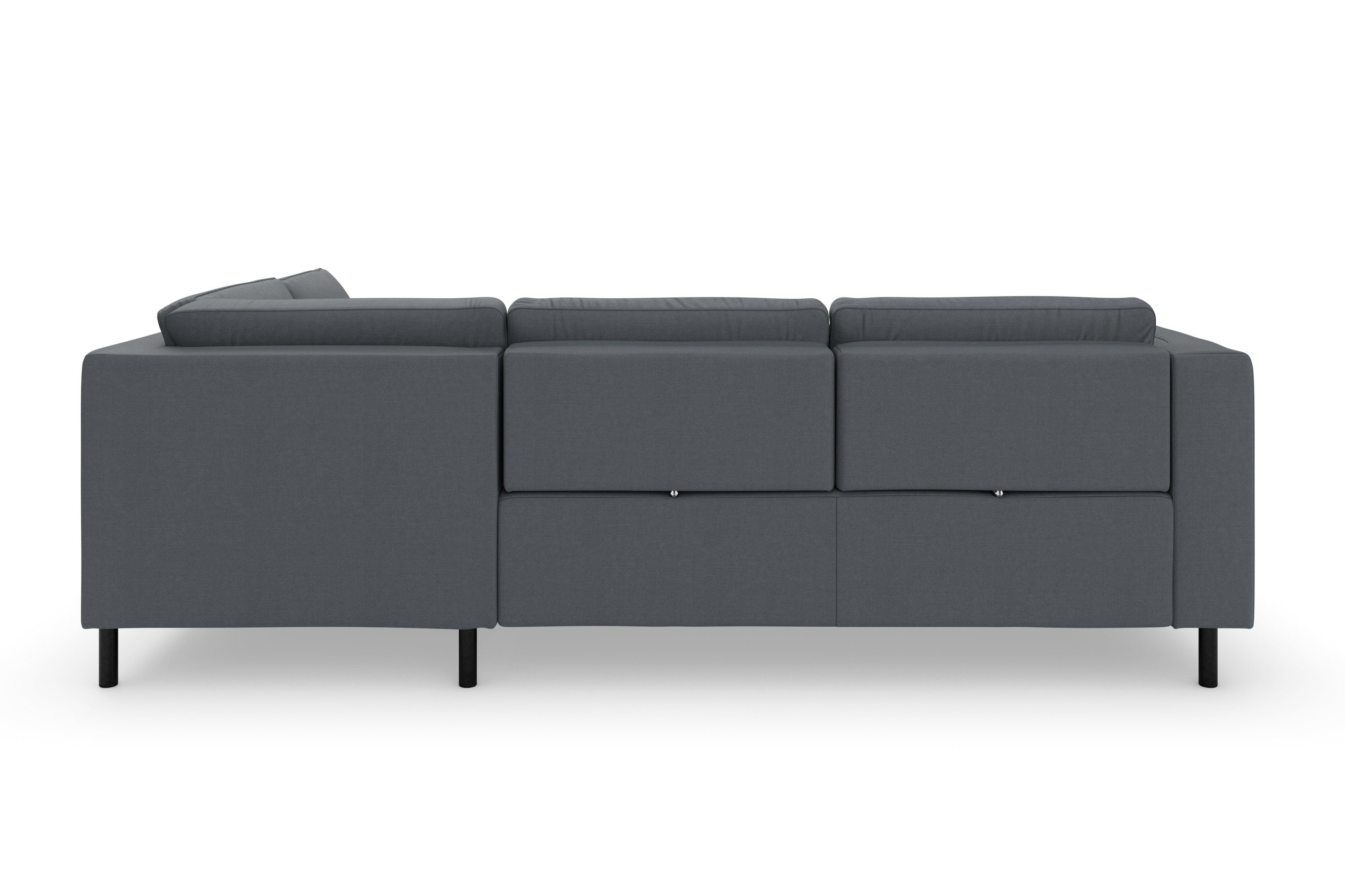 sit&more Hoekbank Olsen L-vorm inclusief zitdiepteverstelling, naar keuze met slaapfunctie, 15 cm hoog