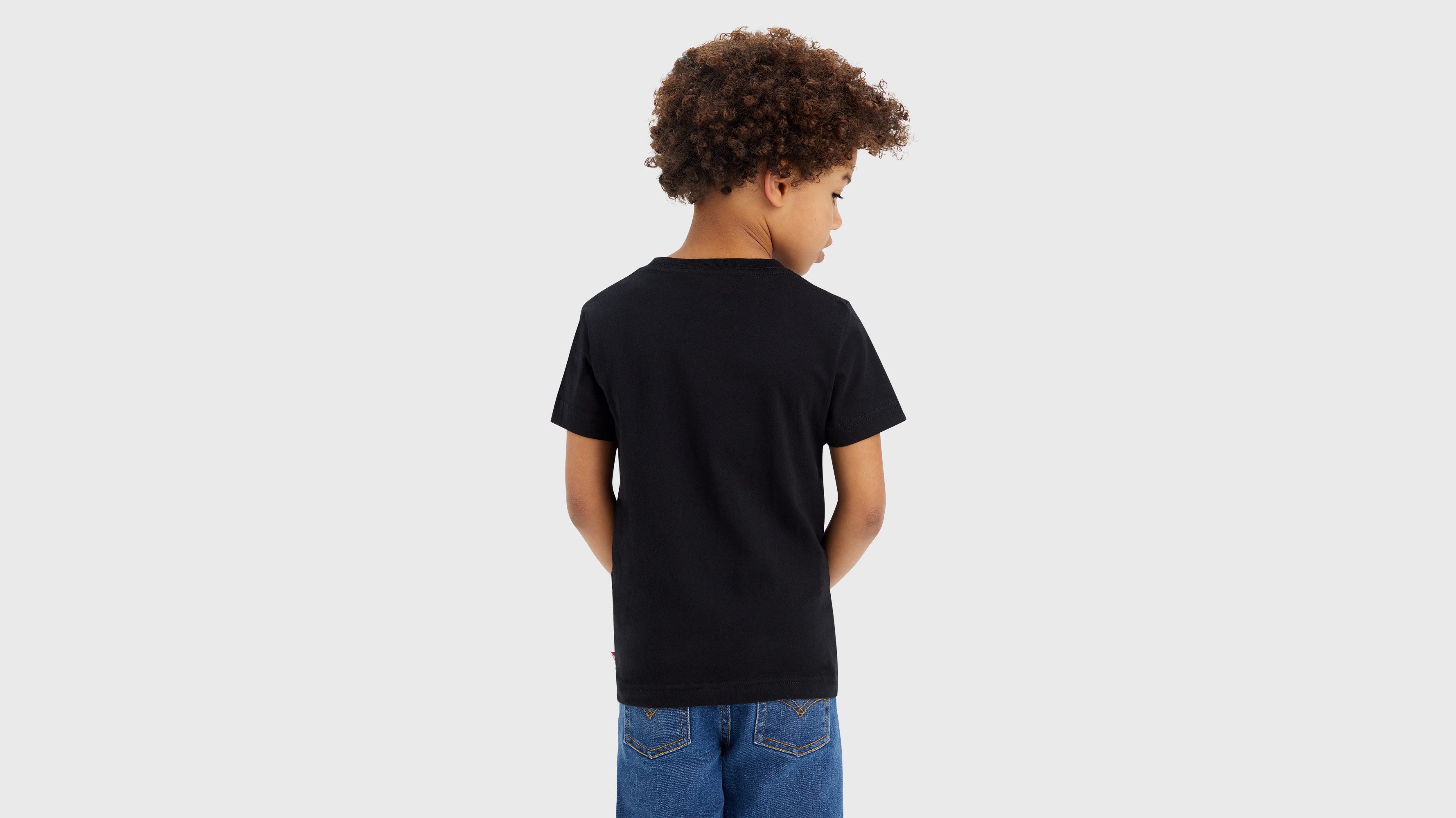 Levi's Kidswear T-shirt met logoprint op borsthoogte