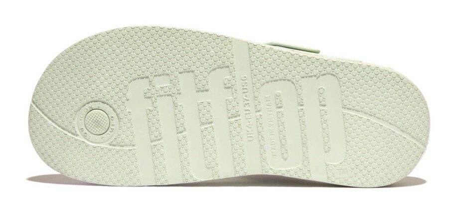 Fitflop Teenslippers IQUSHION IRIDESCENT ADJUSTABLE BUCKLE sleehak, zomerschoen, slippers met verstelbare gesp