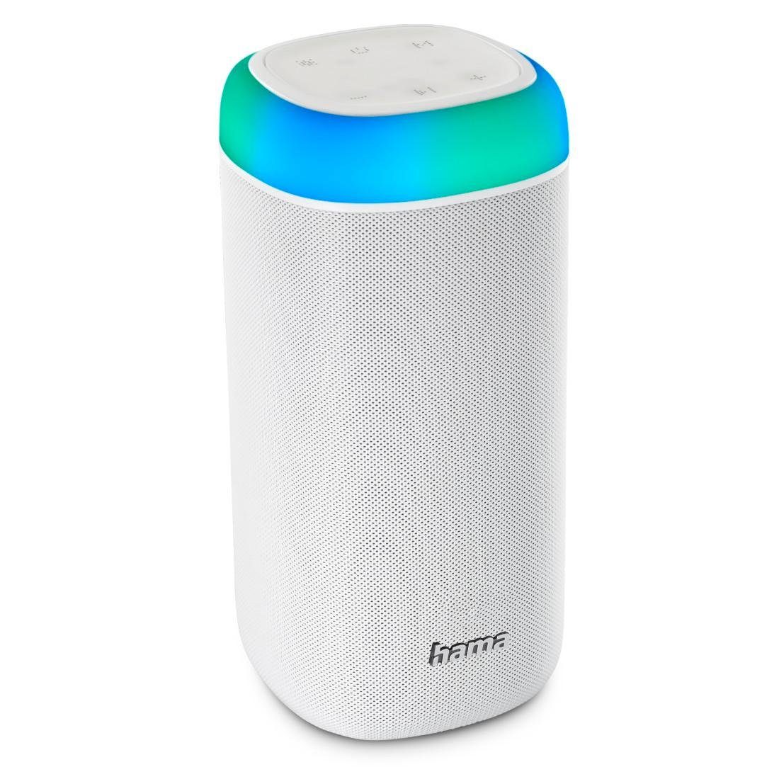 Hama Shine 2.0 Bluetooth luidspreker AUX, Handsfree-functie, Spatwaterdicht, Draagbaar Wit