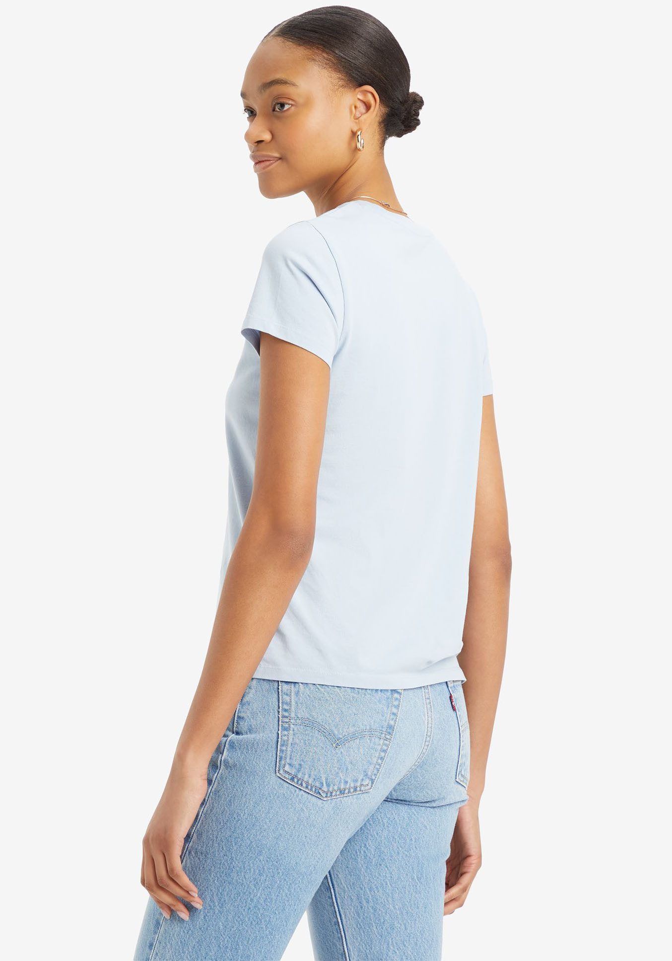 Levi's T-shirt The Perfect Tee met gebloemde batwing-logoprint