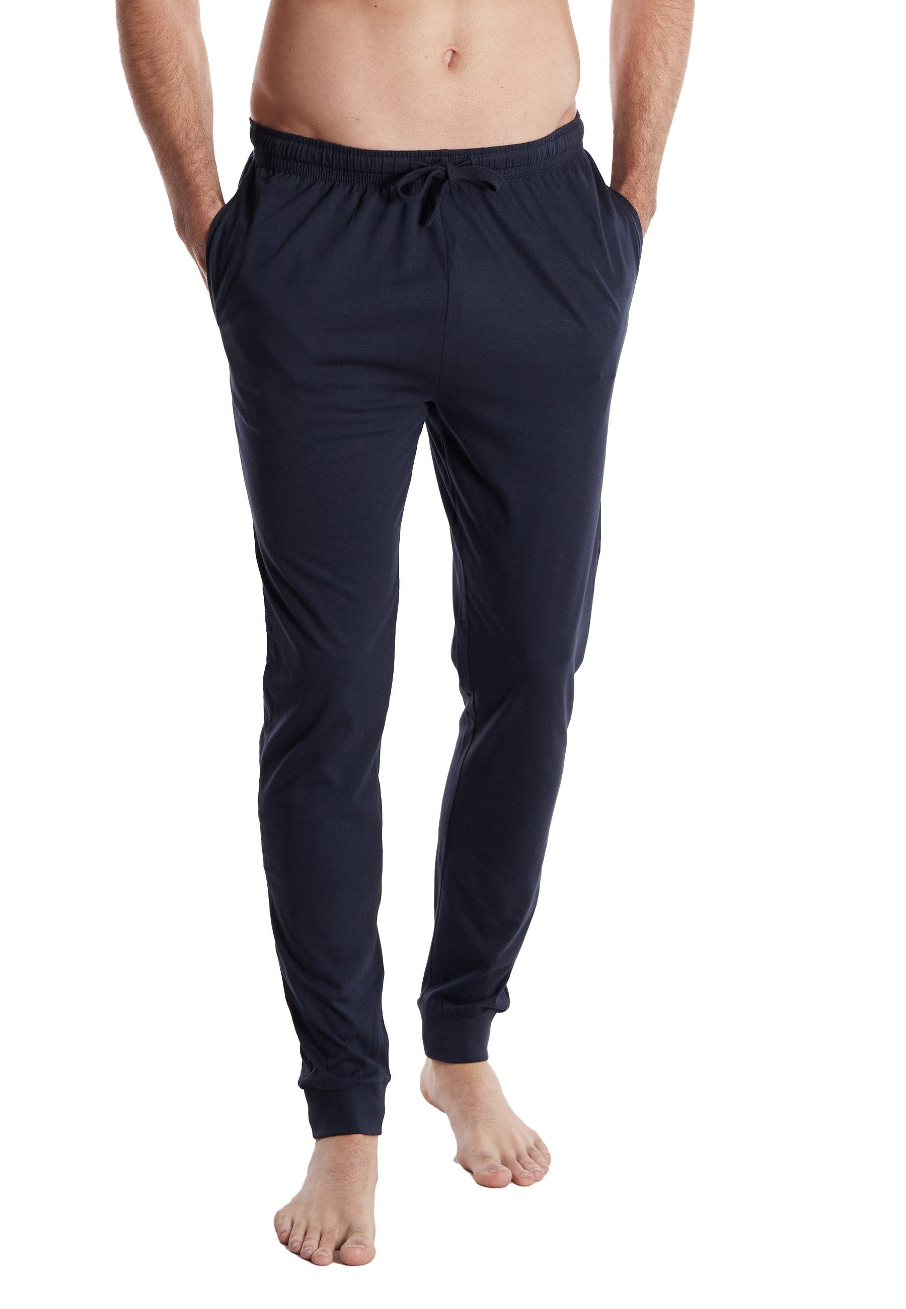 Tom Tailor Pyjamabroek Cansas Bindband, zijzakken, smalle fit, comfortabel, zacht, ademend