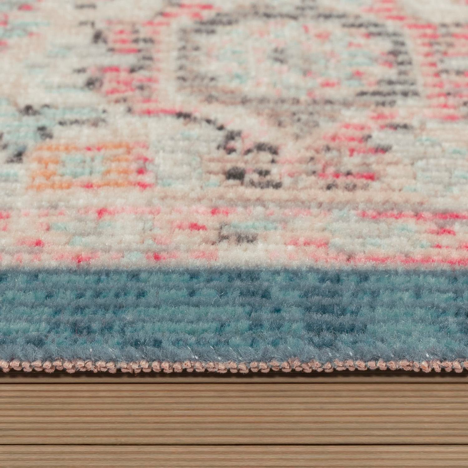 Paco Home Vloerkleed Torres 275 Korte pool, oriënt-look, vintage-design, geschikt voor binnen en buiten