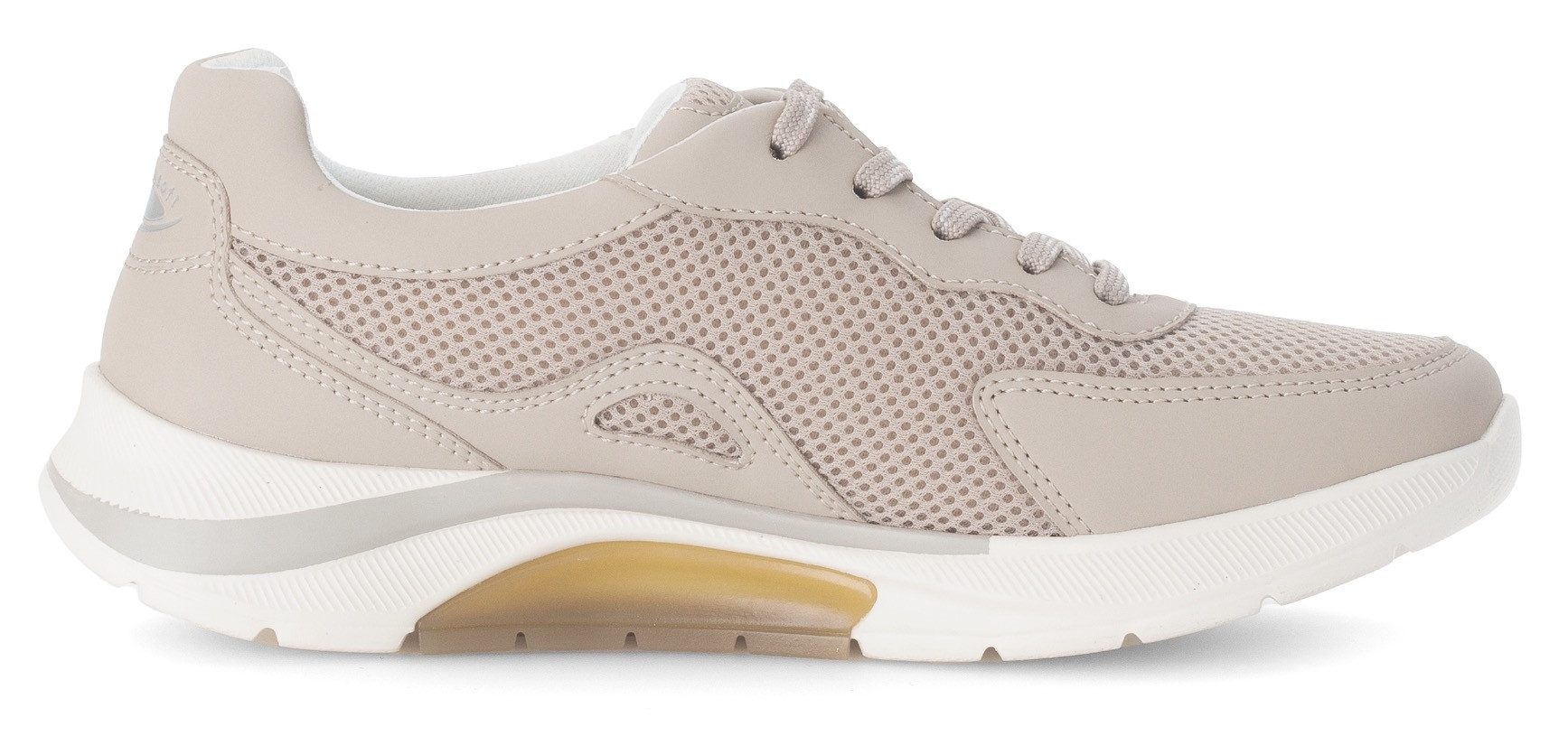 Gabor Rollingsoft Sneakers met sleehak , vrijetijdsschoen, lage schoen, veterschoen met verwisselbaar voetbed