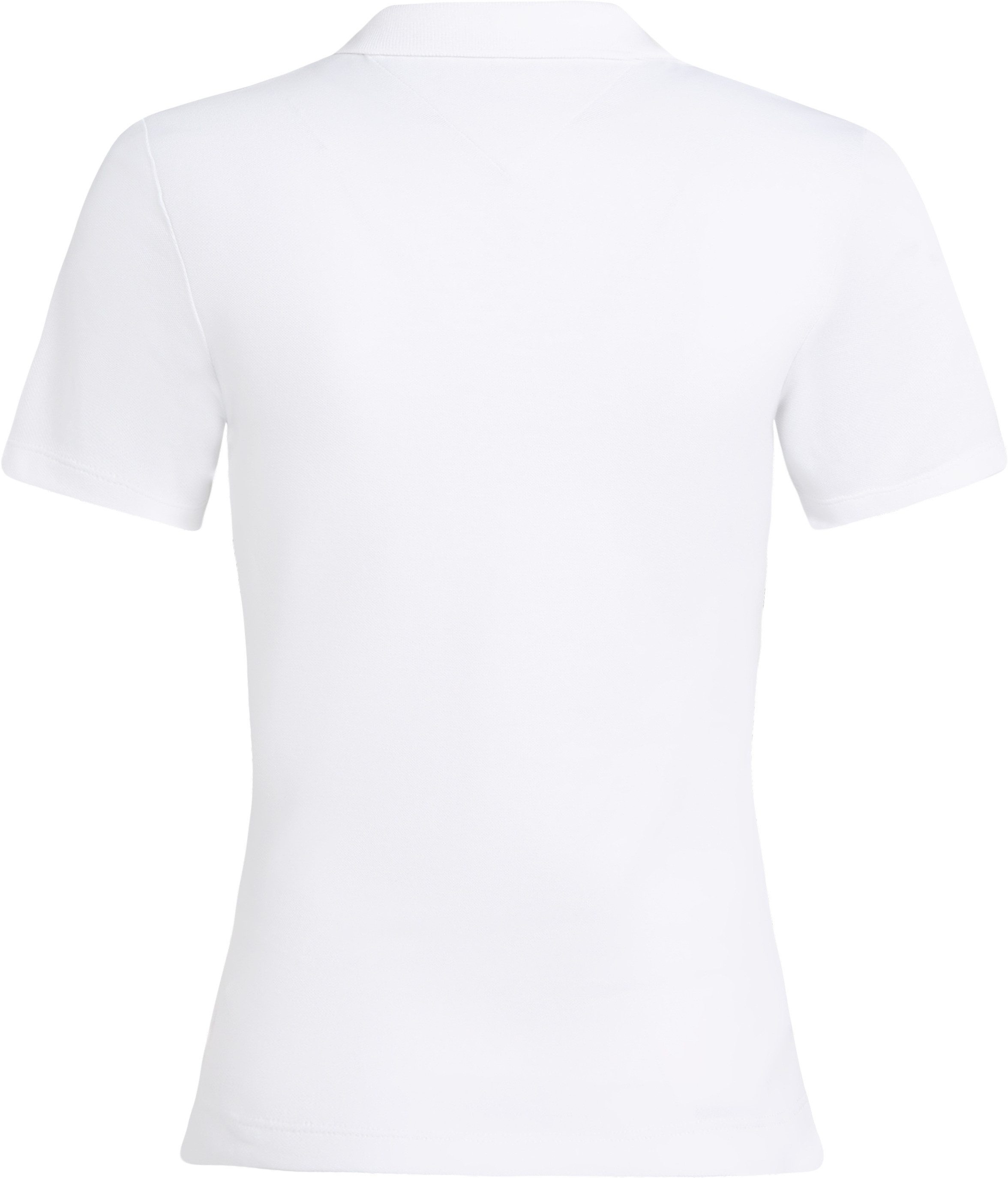 Tommy Hilfiger Poloshirt 1985 Slim Fit Pique Premium met logo-borduursel, met zijsplitten